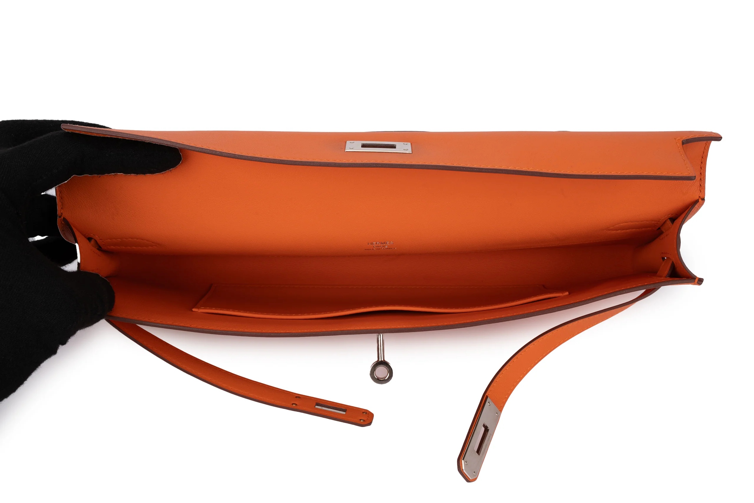 Hermès	Kelly Cut		Swift	Orange	PHW - Image 7