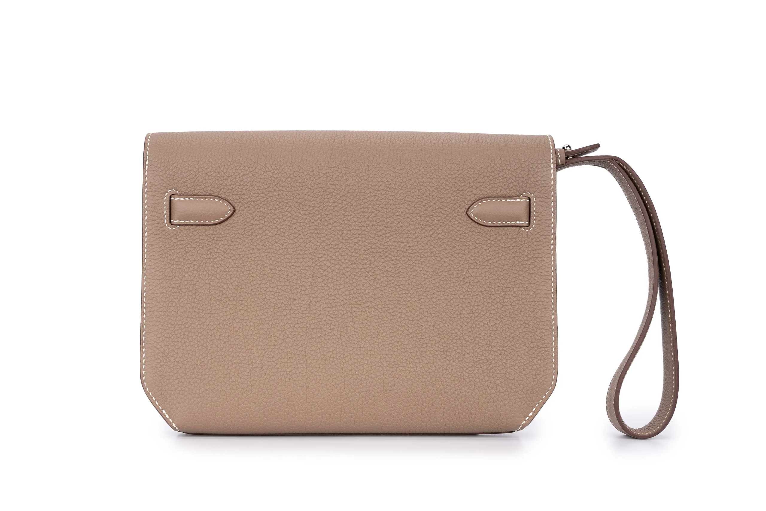 Hermès Kelly Depeches 25 Etoupe PHW - Image 3
