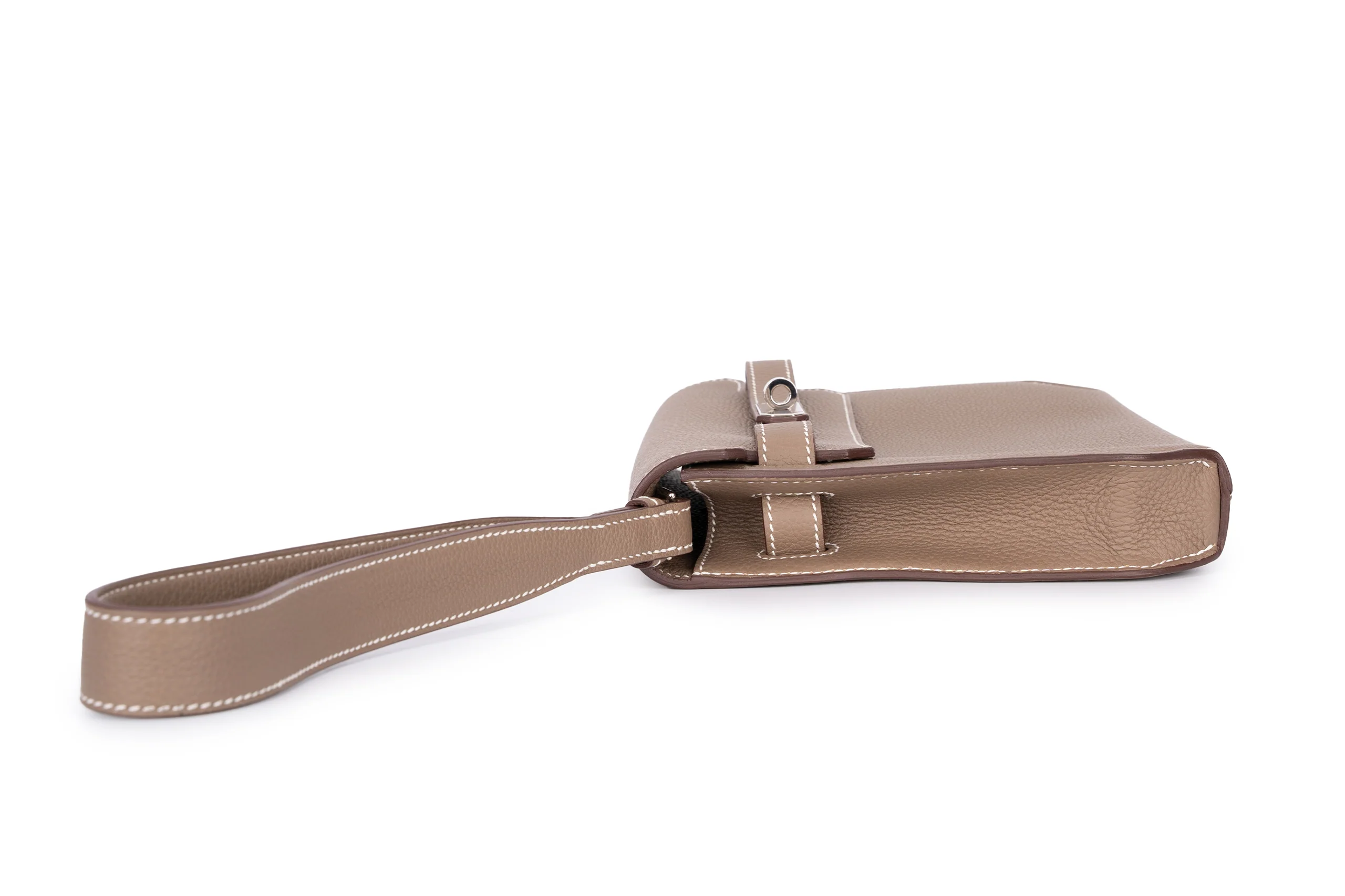Hermès Kelly Depeches 25 Etoupe PHW - Image 4
