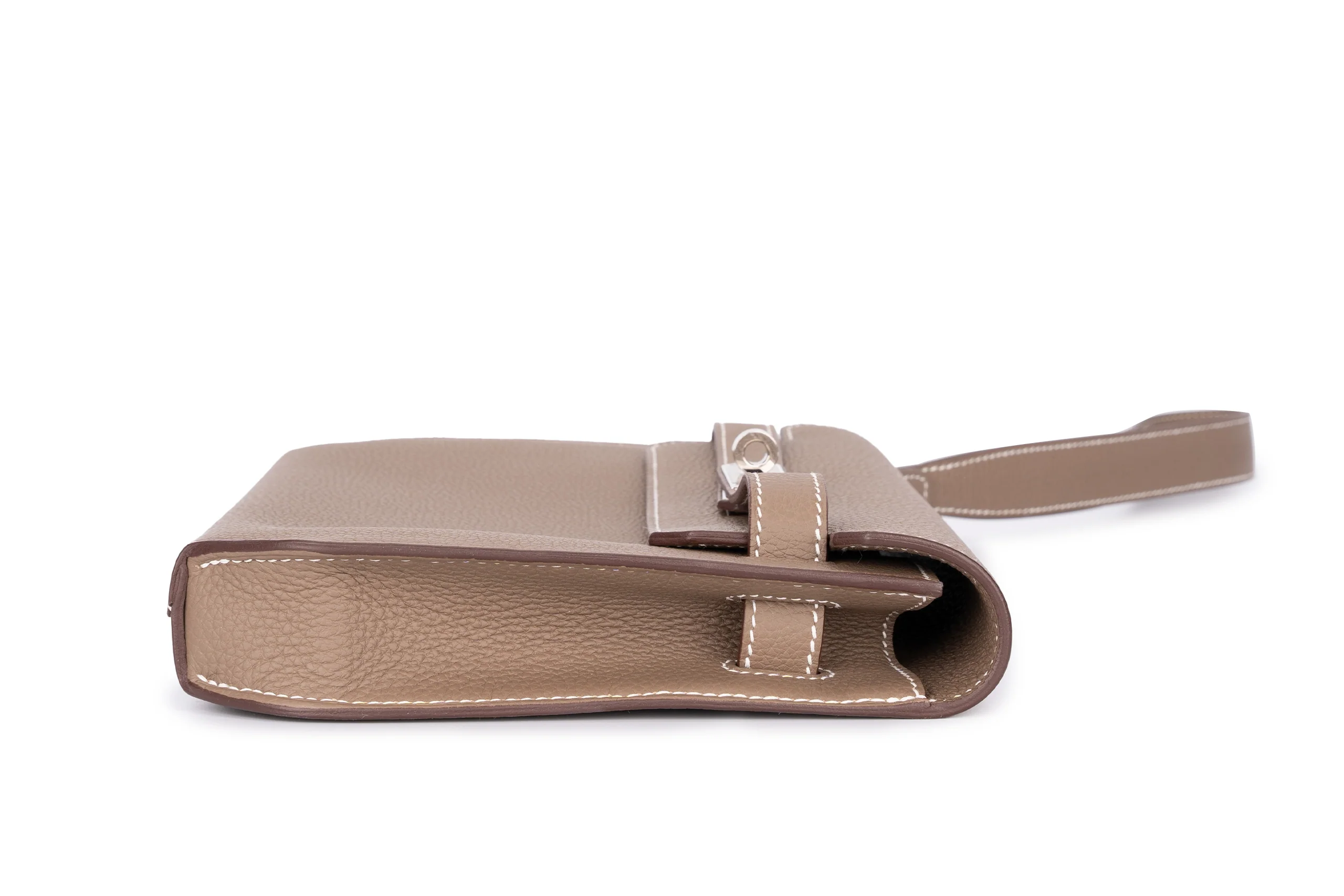 Hermès Kelly Depeches 25 Etoupe PHW - Image 5