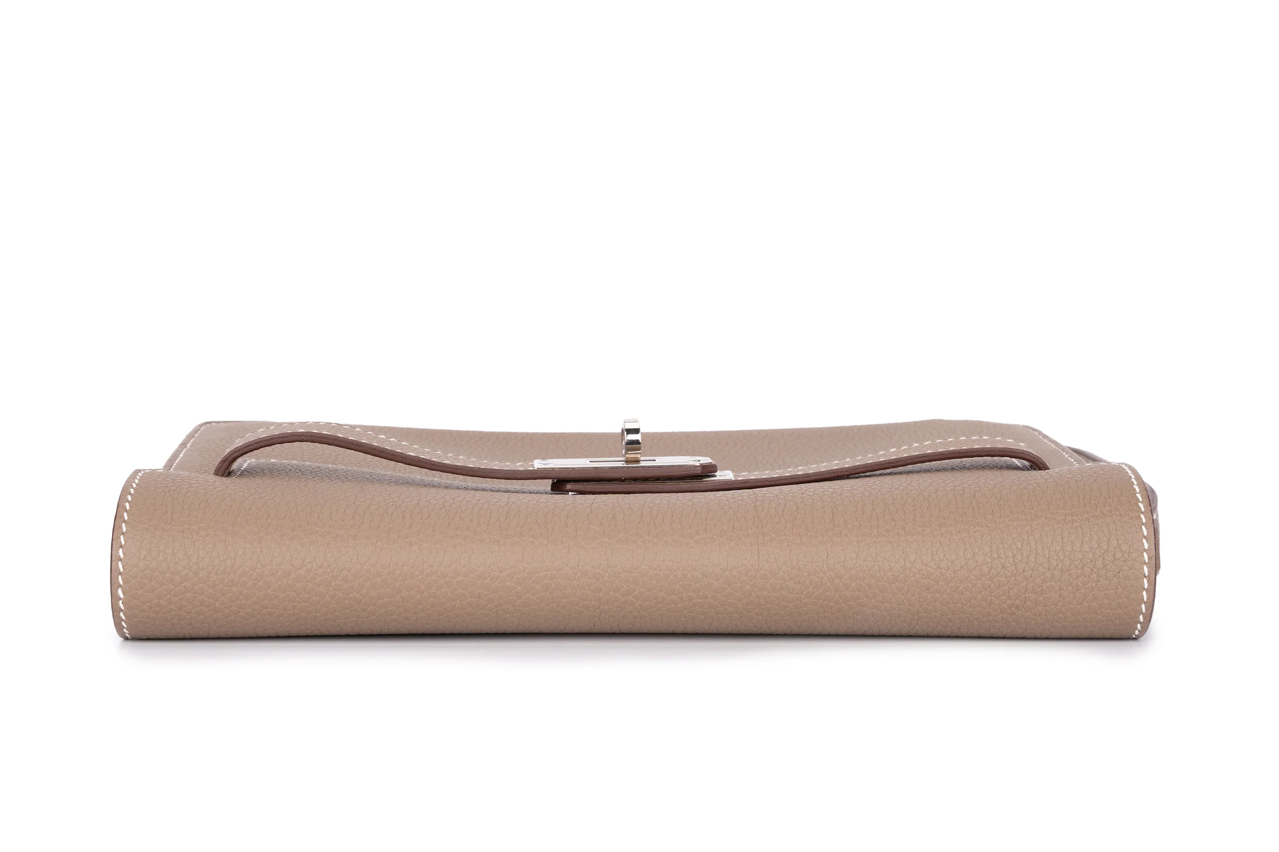 Hermès Kelly Depeches 25 Etoupe PHW - Image 7