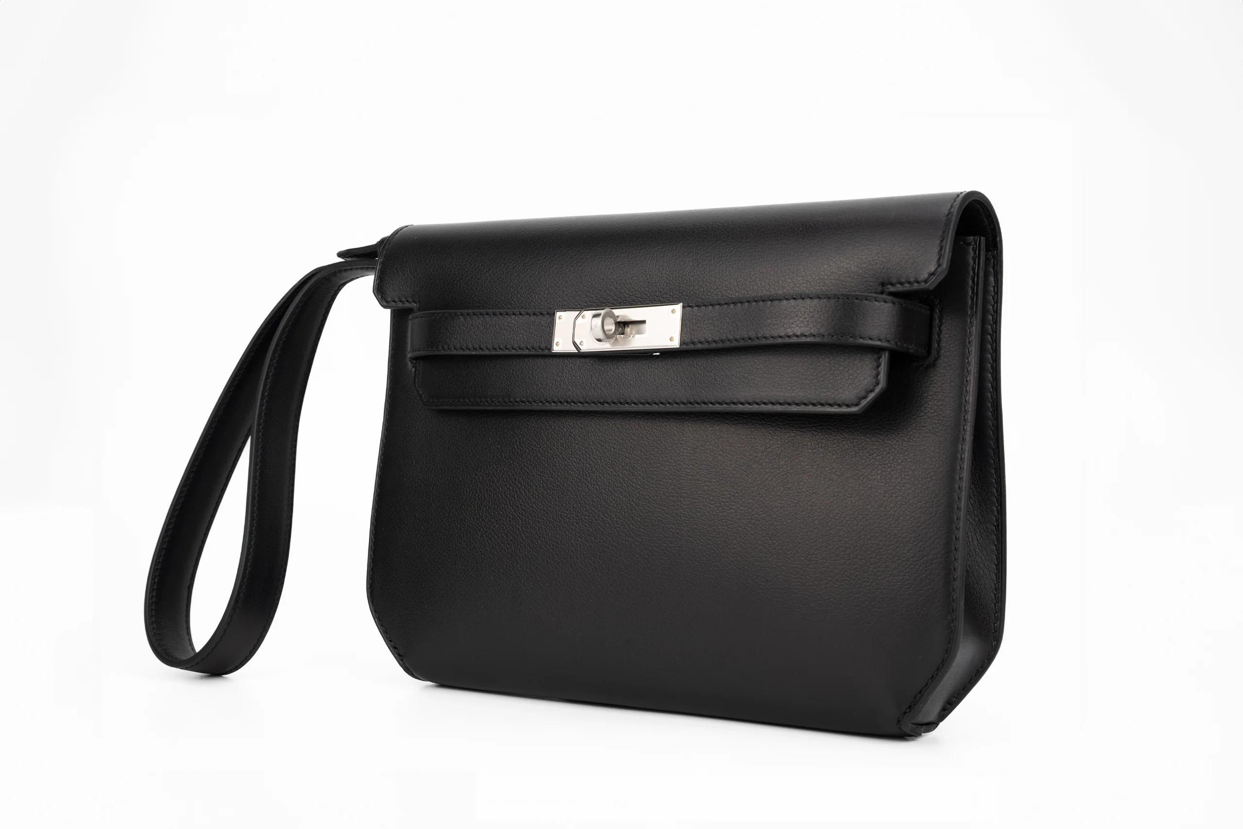 Hermès Kelly Depeches 25 Evercolor Black PHW - Image 2