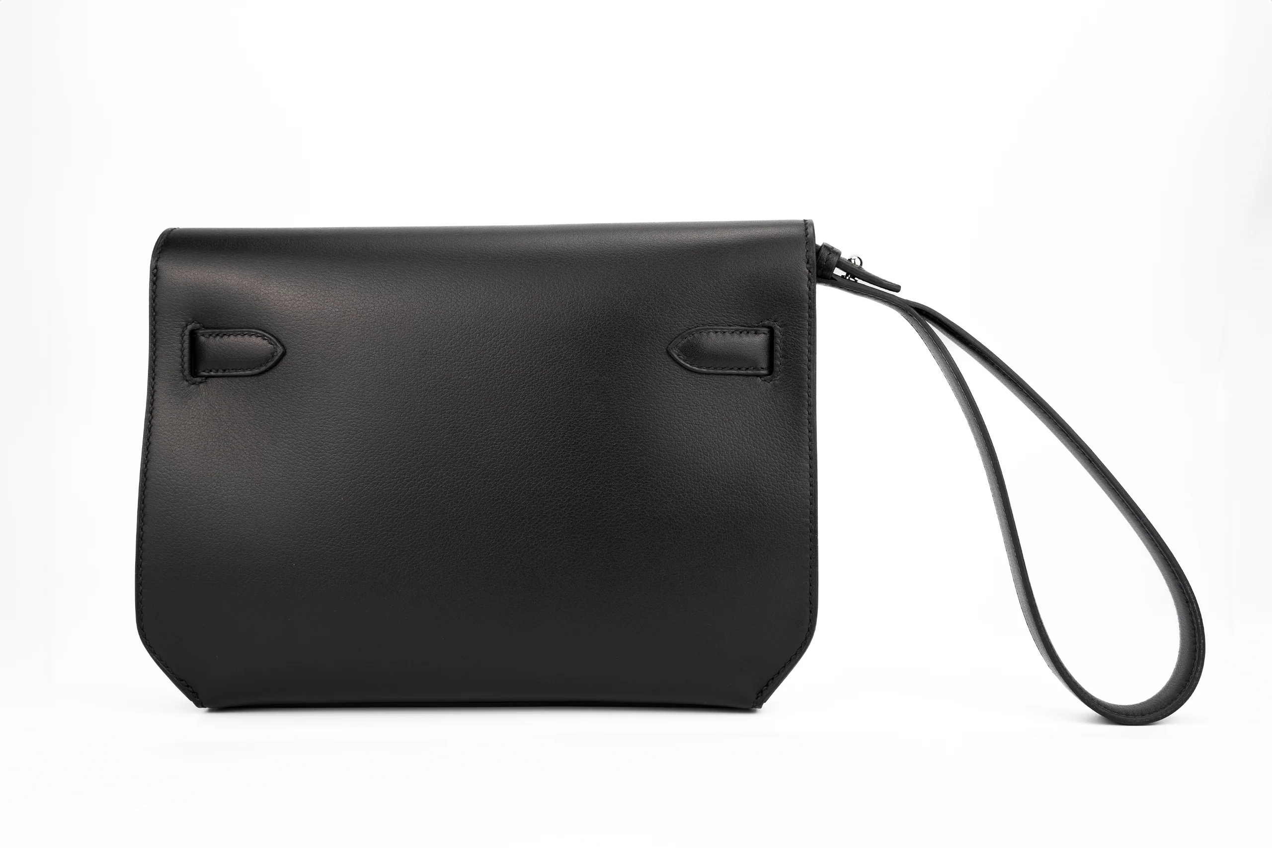 Hermès Kelly Depeches 25 Evercolor Black PHW - Image 3