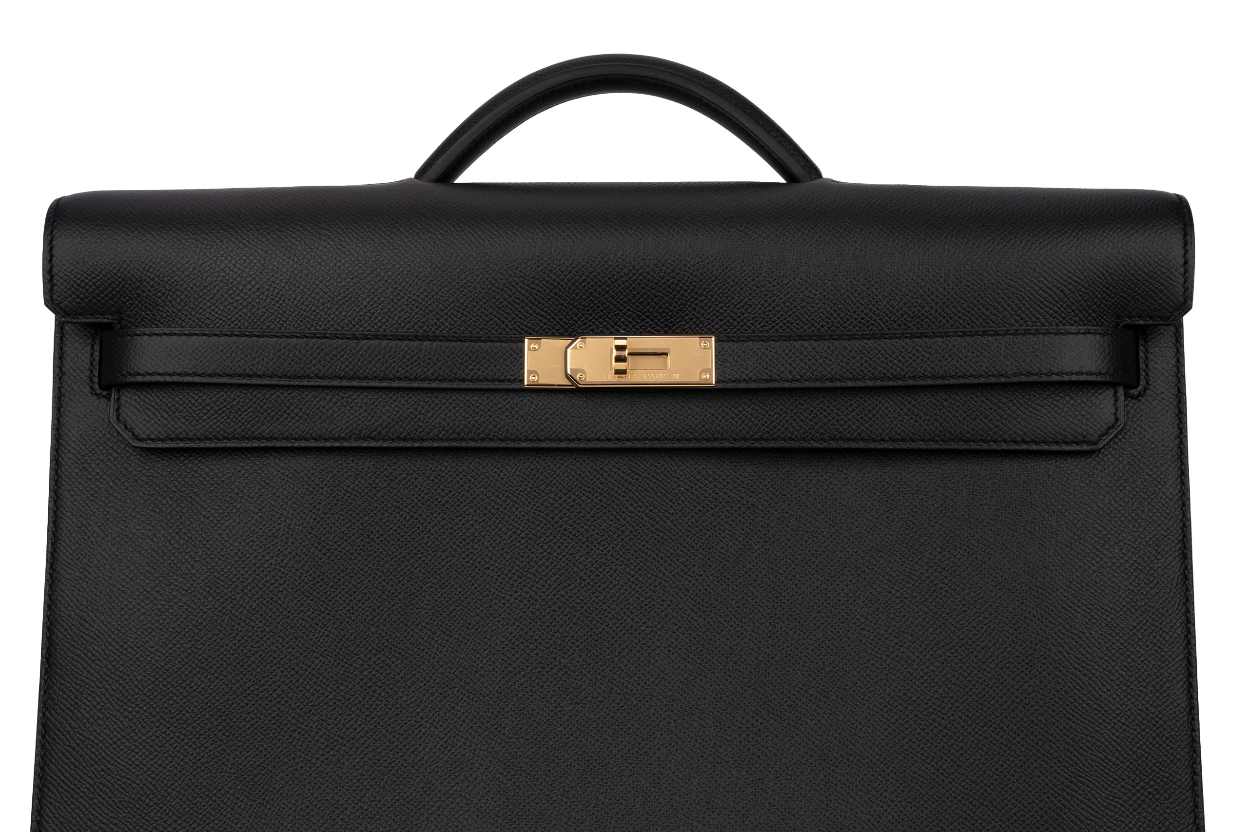 Hermès  Kelly Depeches 36 Briefcase		Epsom	Noir	GHW - Image 6