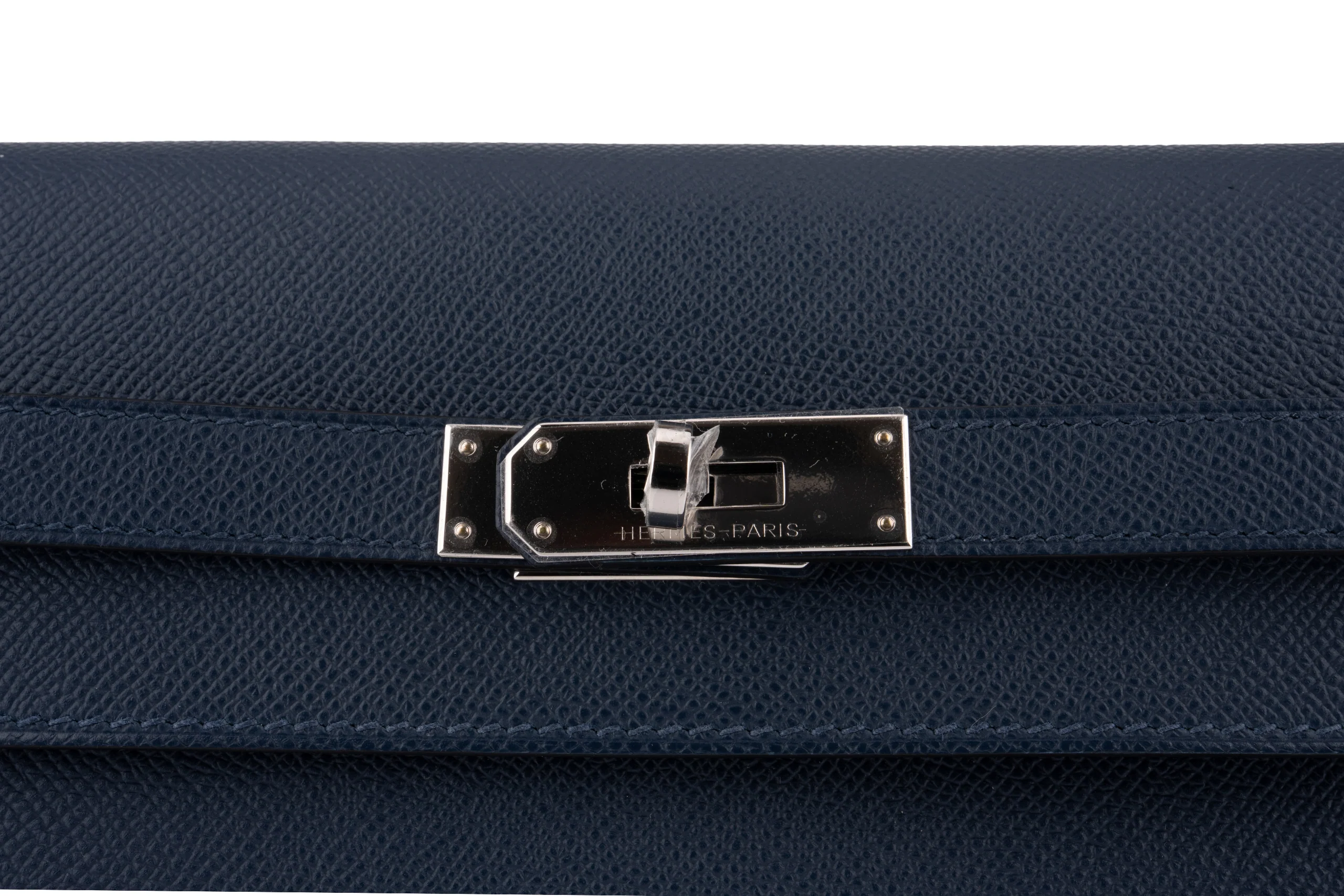 Hermès Kelly Depeches 		Epsom 	Blue Abyse	PHW - Image 8