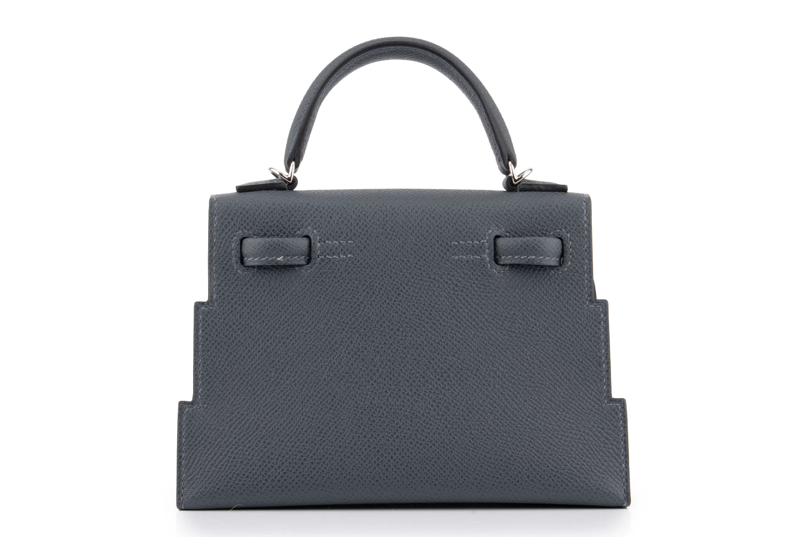 Hermès Kelly Doll		Epsom	Gris Misty / Vert Fizz 	PHW - Image 4