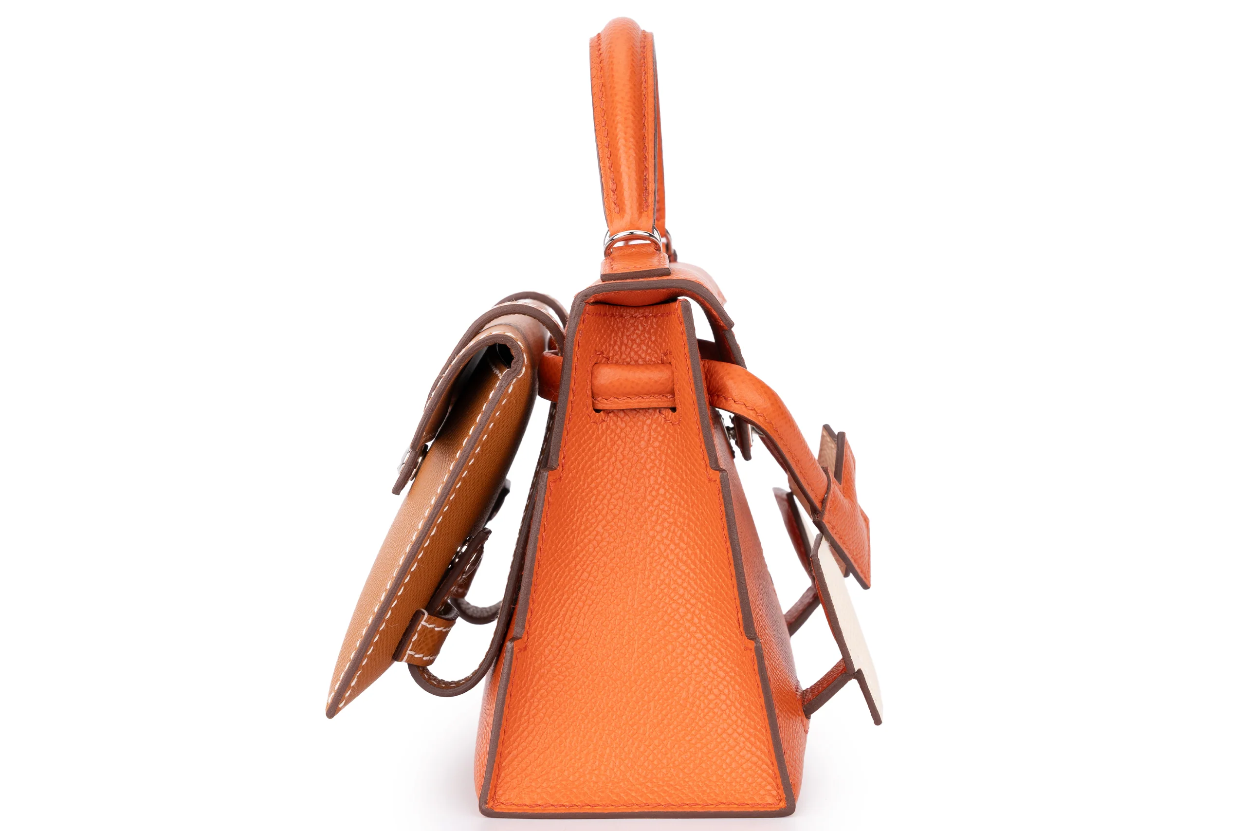 Hermès Kelly Picto Doll Epsom Terre Beteau/Gold PHW - Image 5