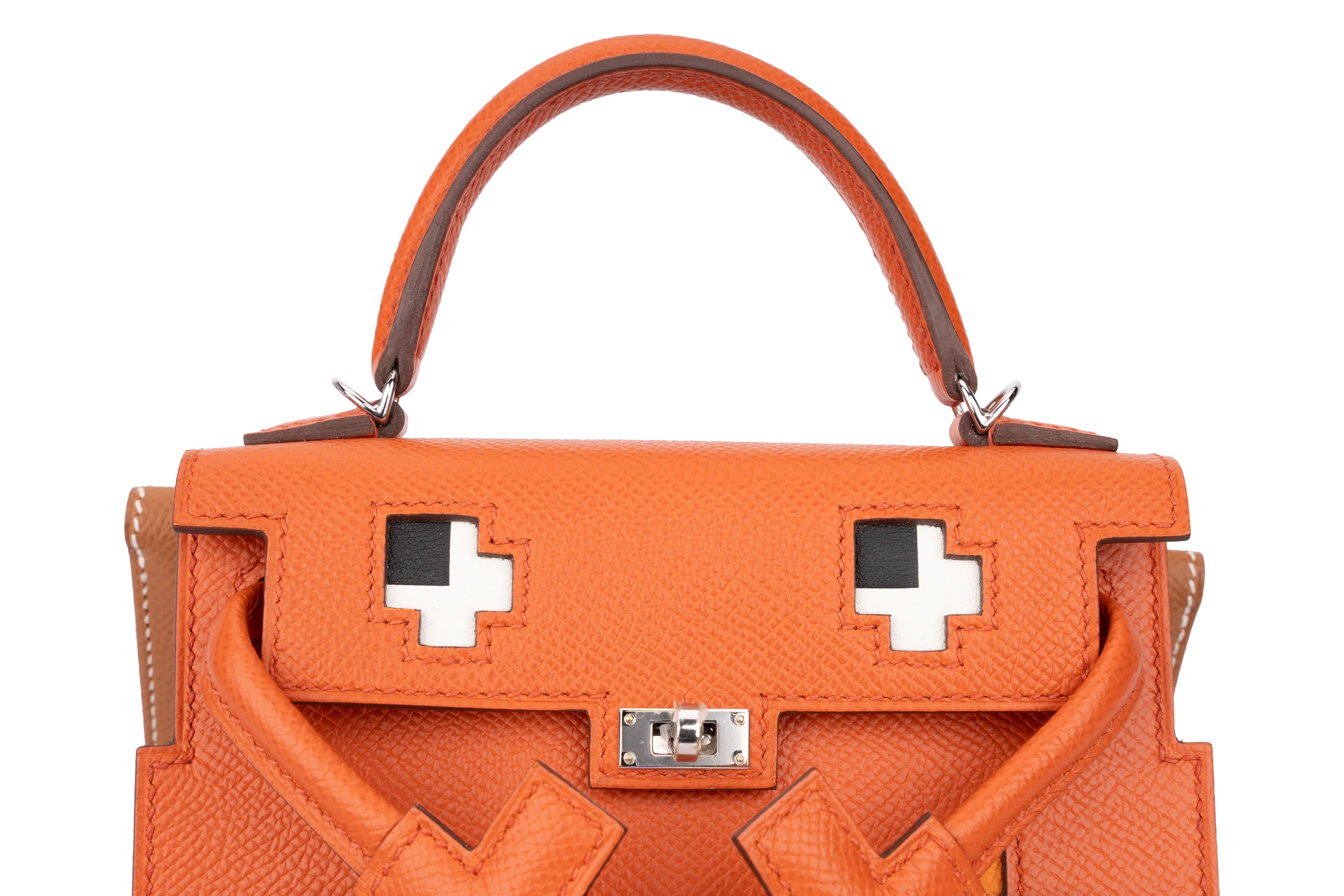 Hermès Kelly Picto Doll Epsom Terre Beteau/Gold PHW - Image 7