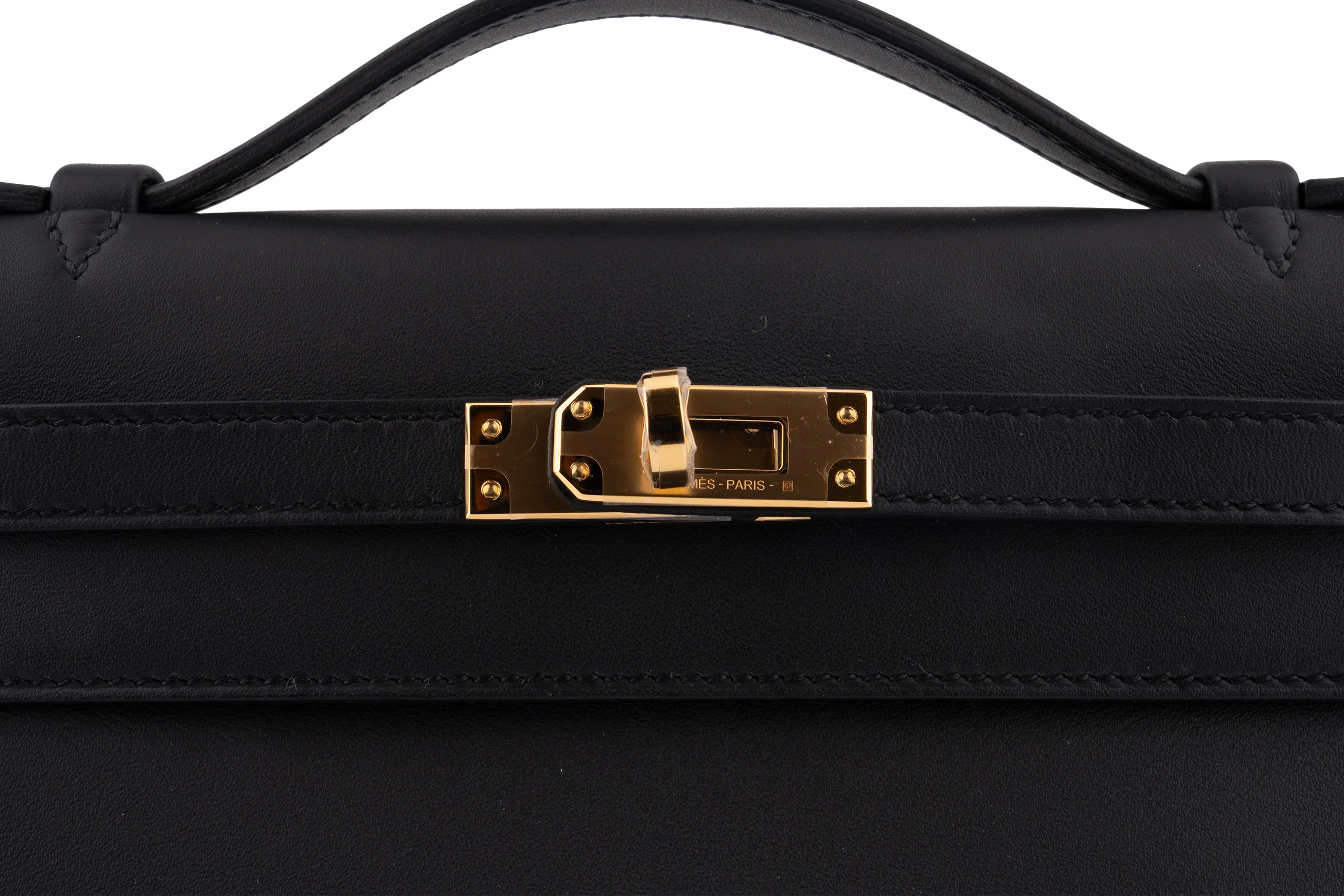Hermès Kelly Pochette		Swift	Noir	GHW - Image 7
