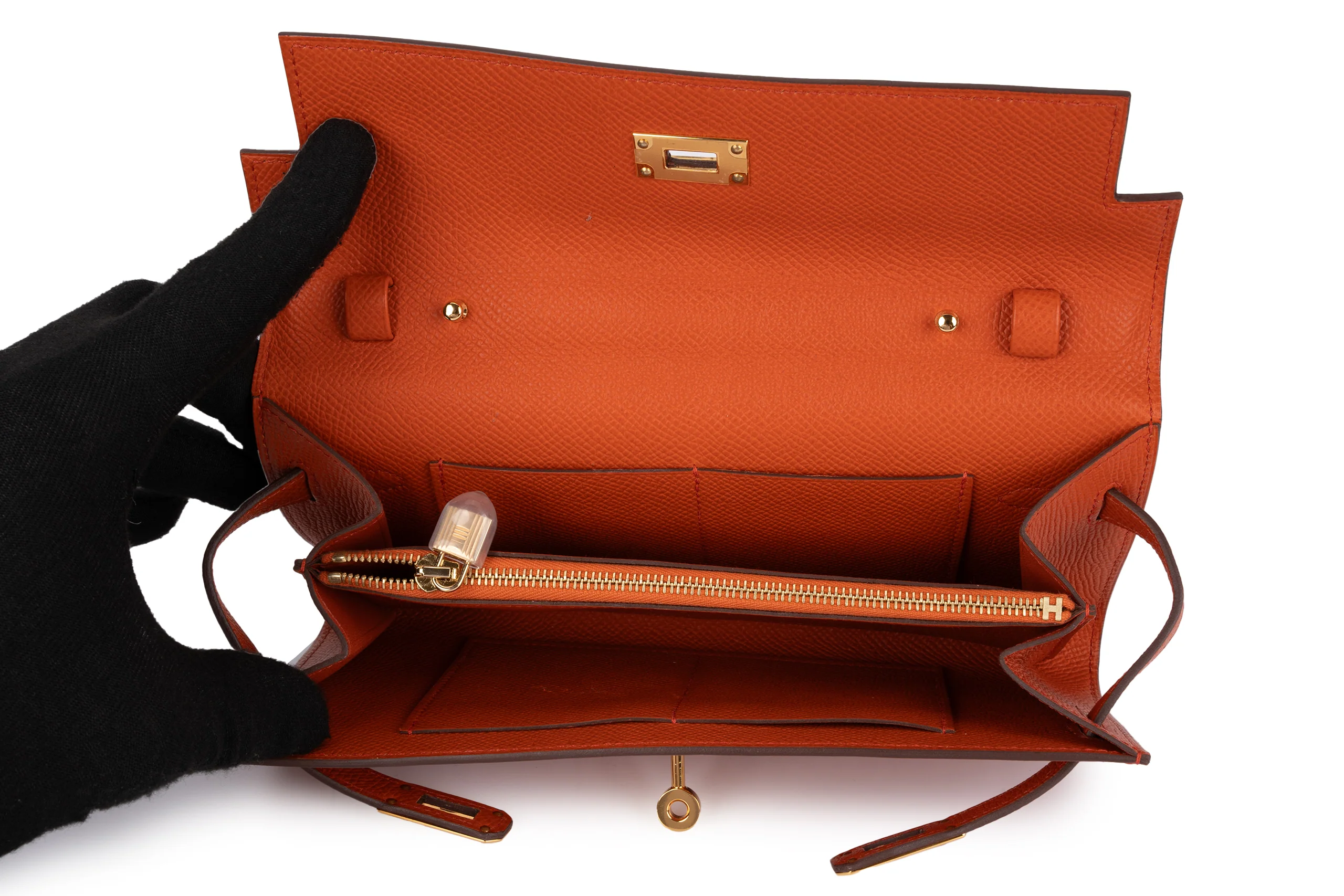 Hermès	Kelly To Go		Epsom	Terre Battue   	GHW - Image 6