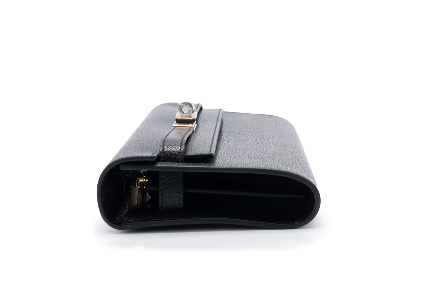 Hermès Kelly To Go		Evercolor	Noir	PBHW - Image 5