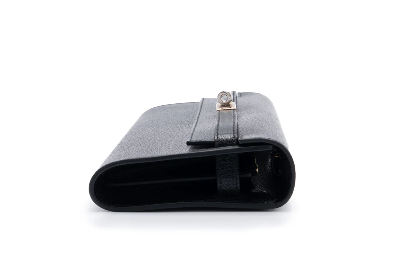 Hermès Kelly To Go		Evercolor	Noir	PBHW - Image 6
