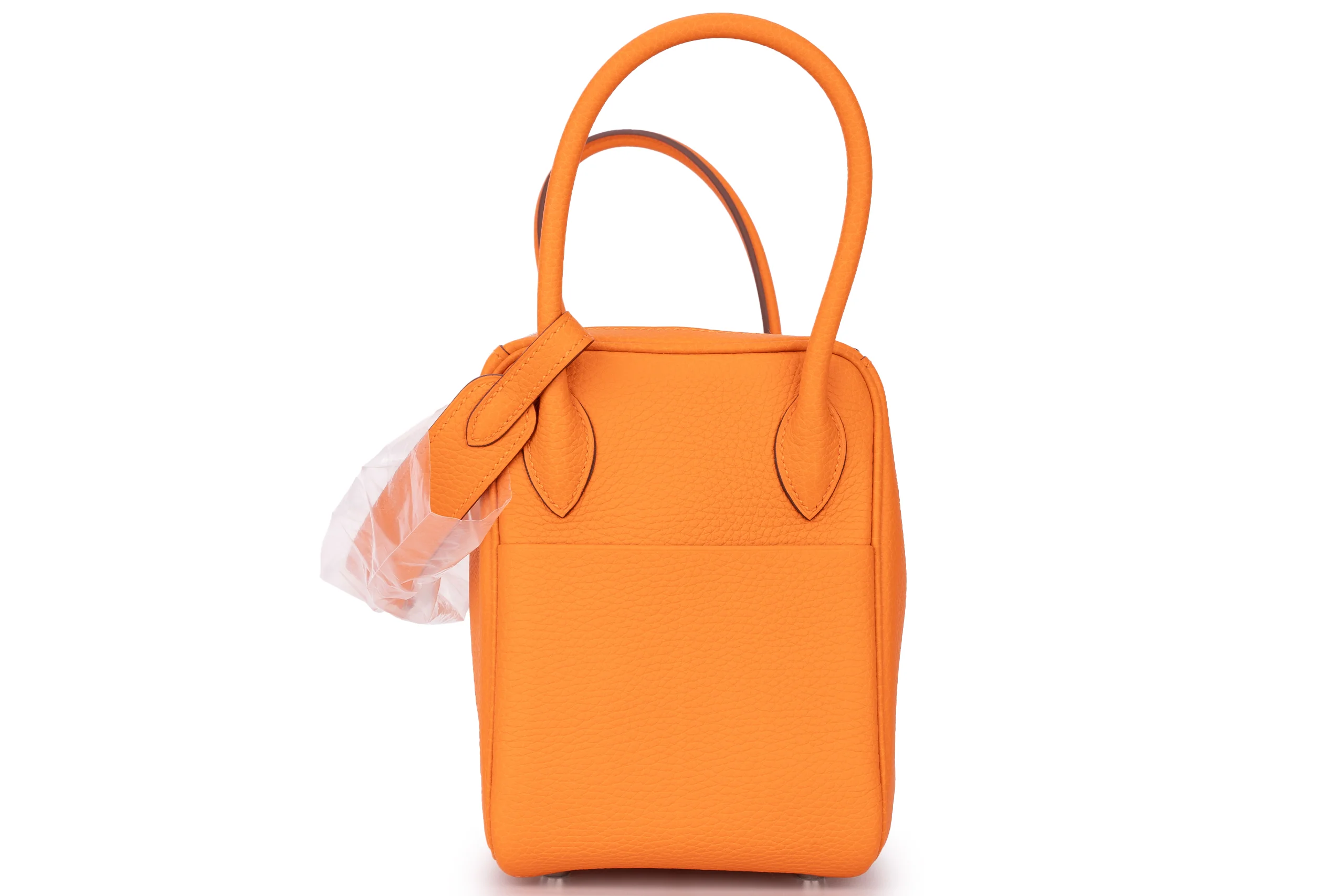 Hermès Lindy 26 Clemence Leather Orange PHW - Image 6