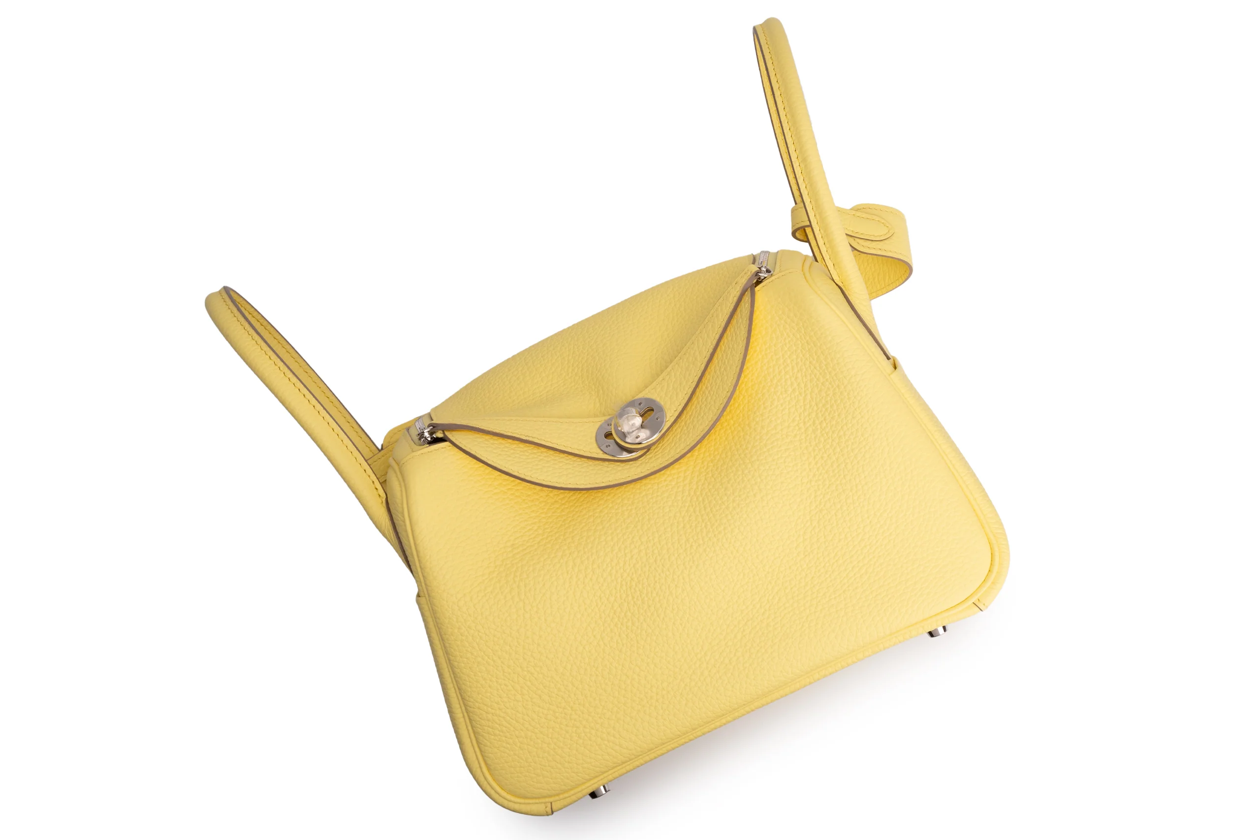 Hermès  Lindy 26		Clemence	Limoncello	PHW - Image 8