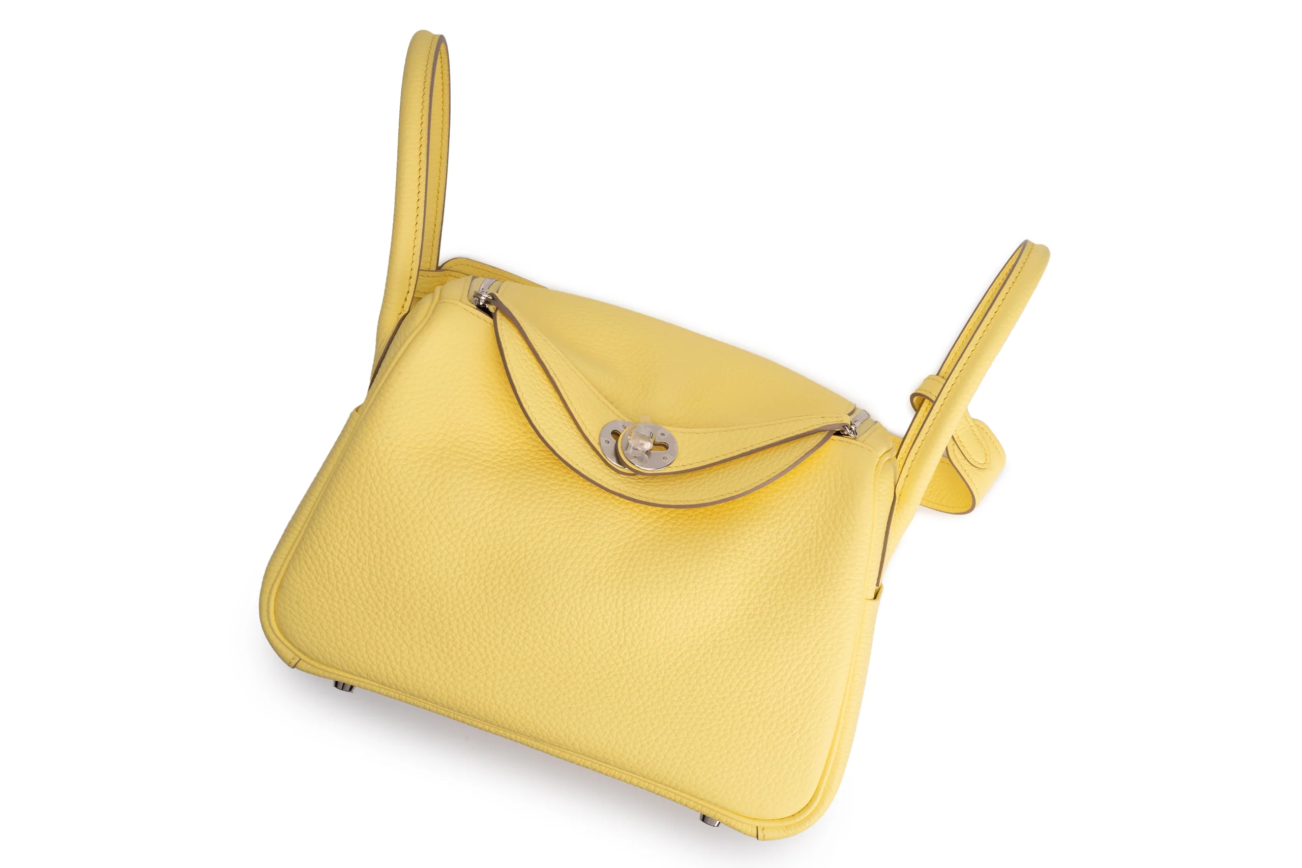 Hermès  Lindy 26		Clemence	Limoncello	PHW - Image 9