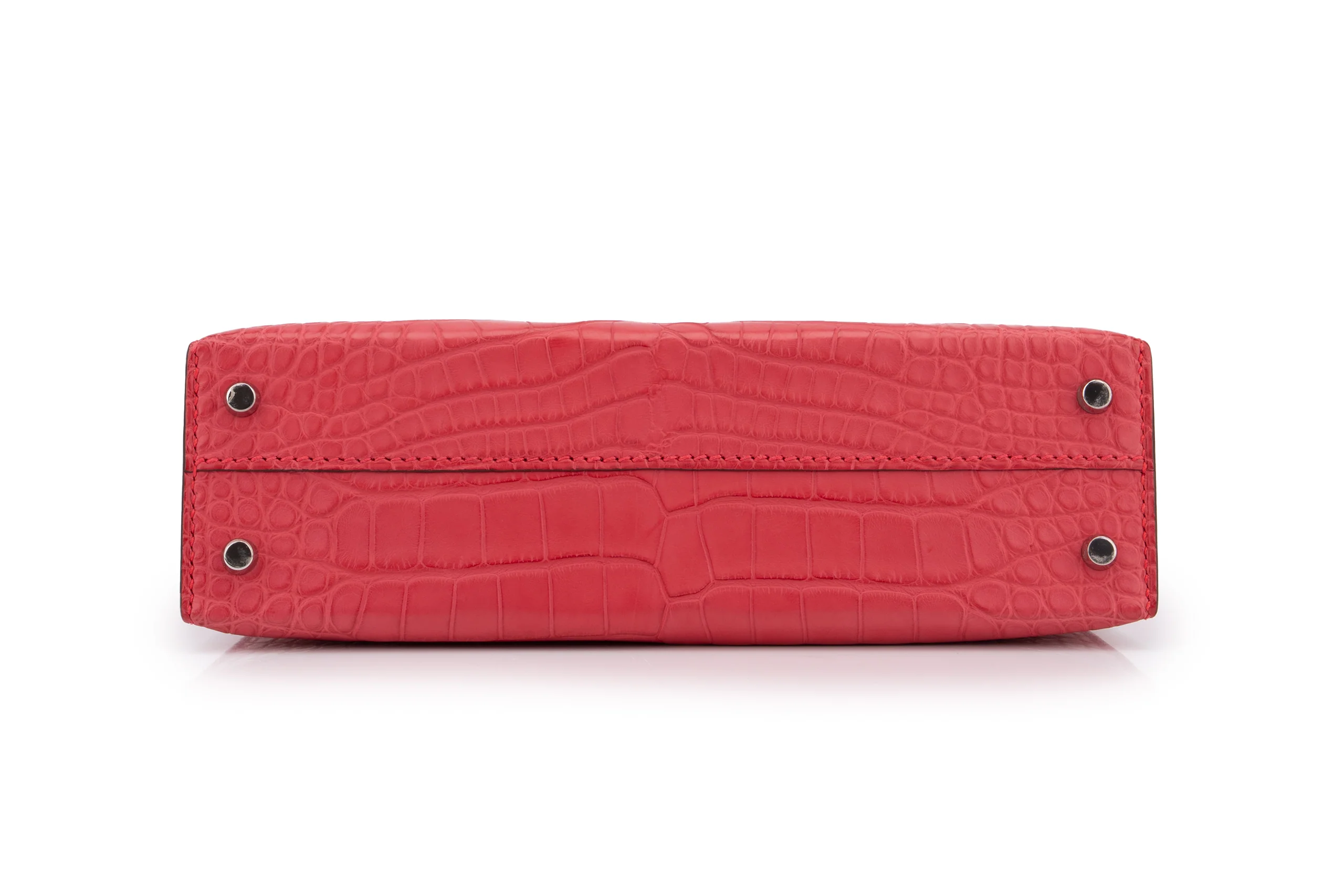 Hermès Mini Kelly		Alligator Mississippiensis	Rose Extreme	PHW - Image 6