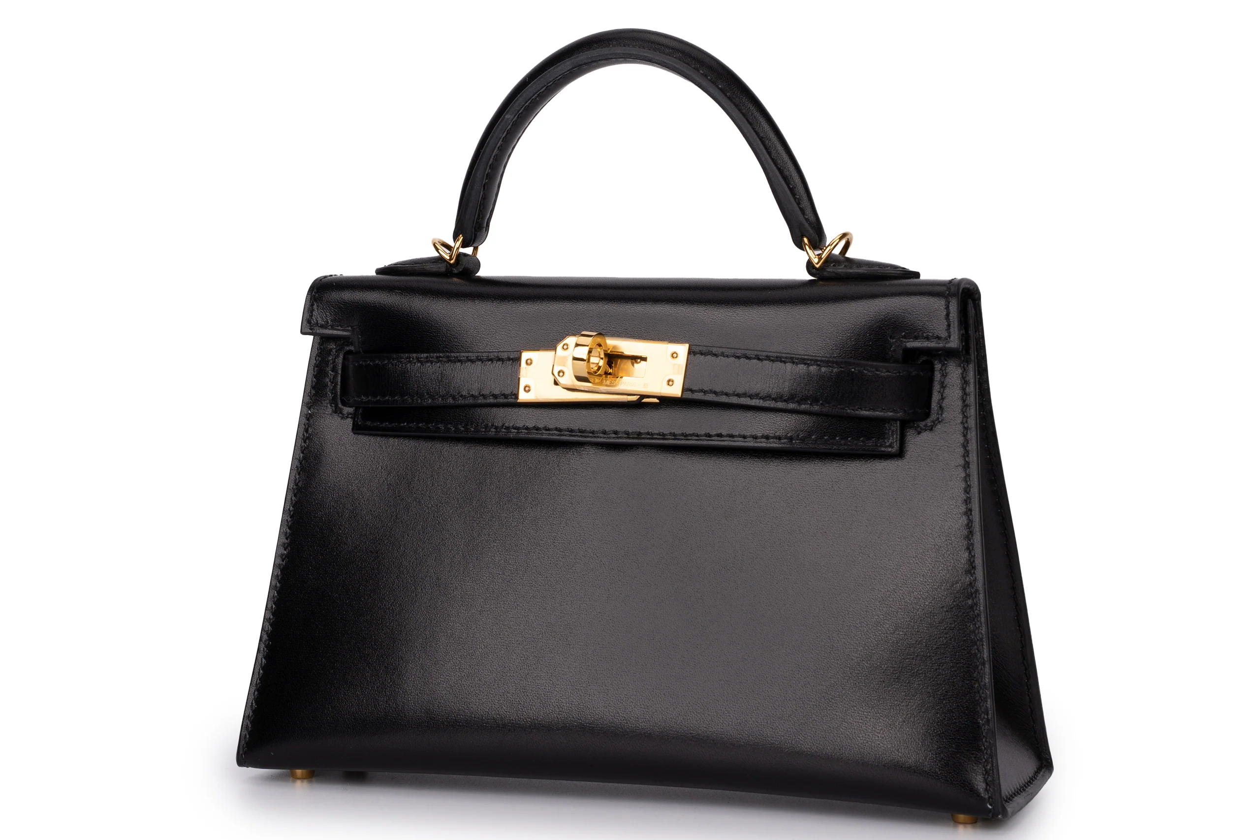 Hermès Mini Kelly Box Noir GHW - Image 2