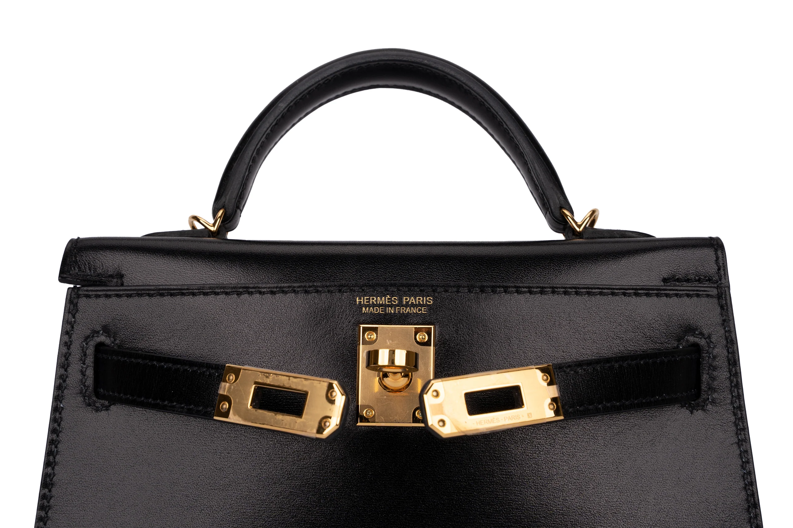 Hermès Mini Kelly Box Noir GHW - Image 8