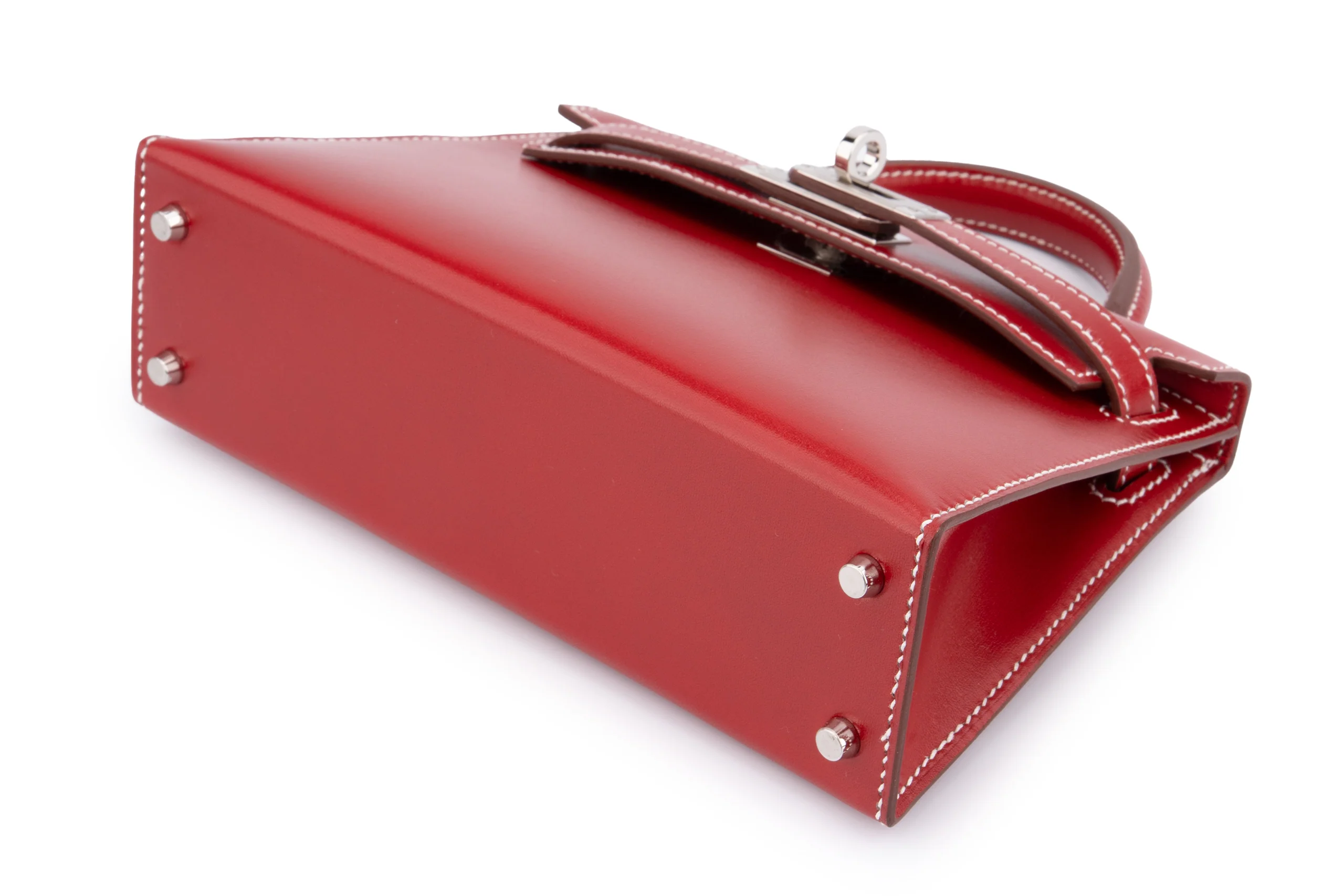 Hermès Mini Kelly		Box	Rouge Piment	PHW - Image 10