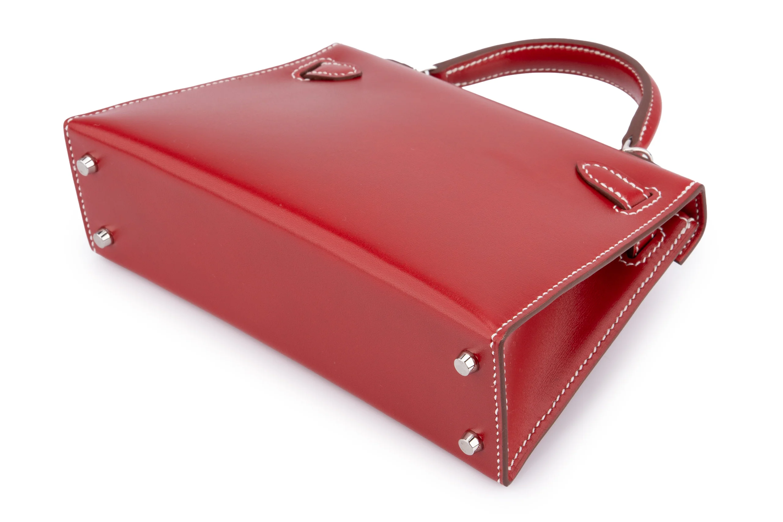 Hermès Mini Kelly		Box	Rouge Piment	PHW - Image 12