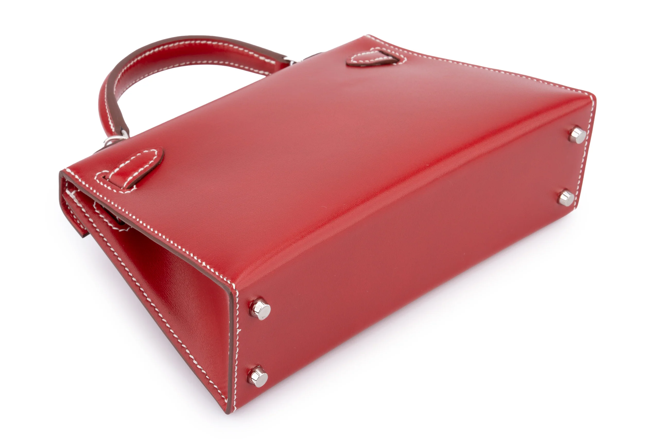 Hermès Mini Kelly		Box	Rouge Piment	PHW - Image 13