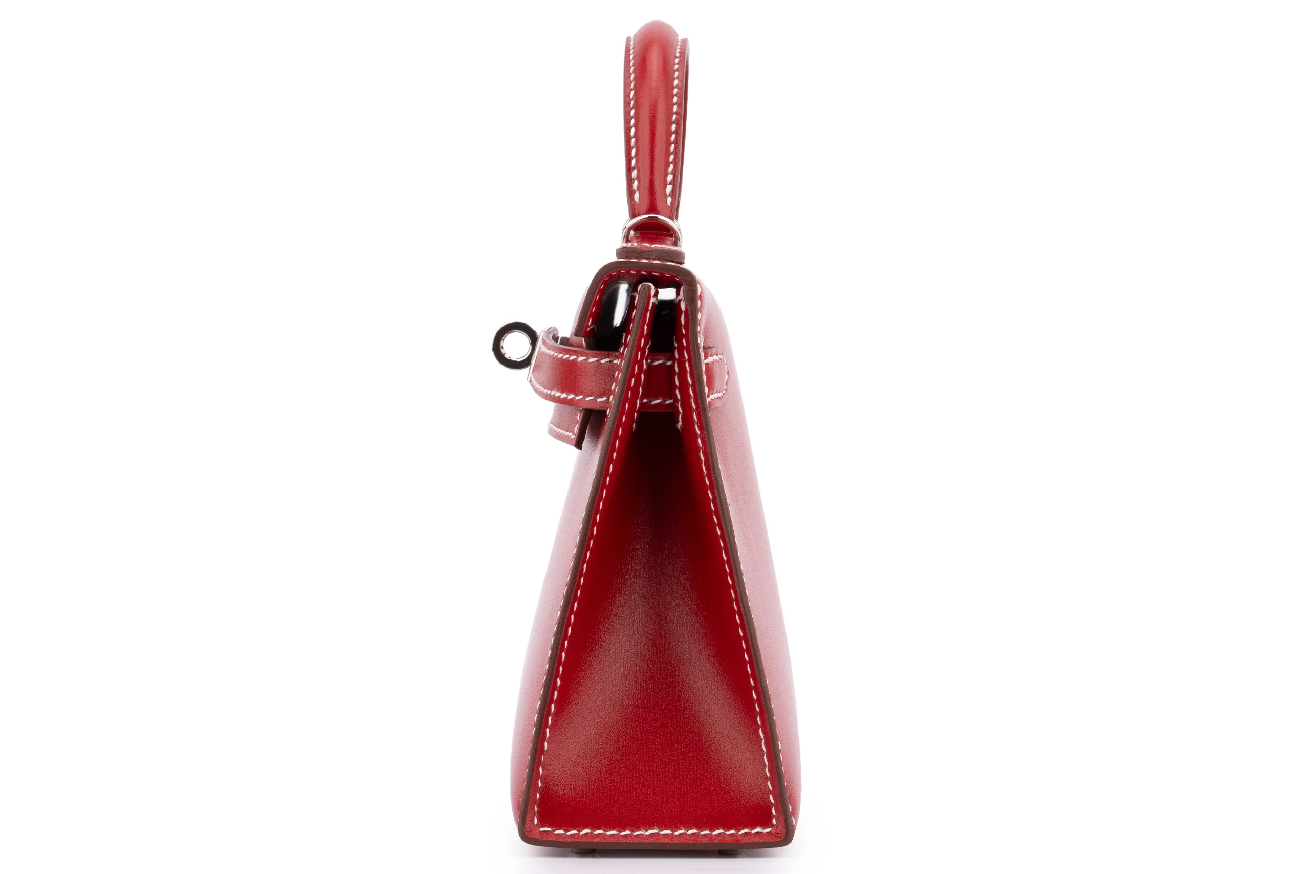 Hermès Mini Kelly		Box	Rouge Piment	PHW - Image 3
