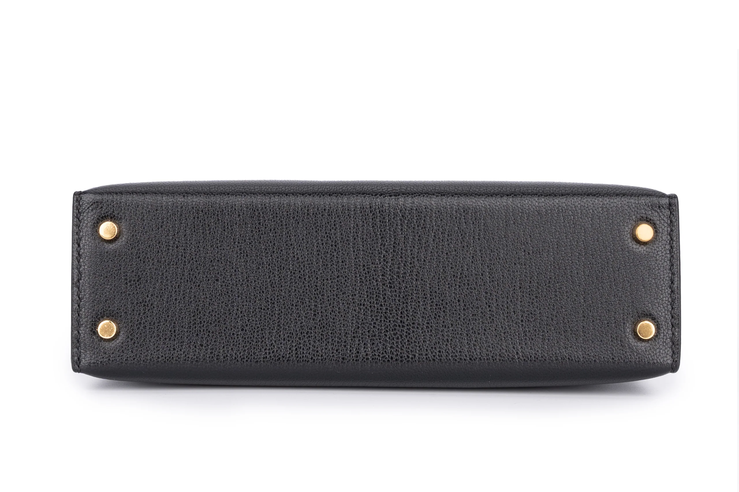 Hermès Mini Kelly		Chamkila	Goat Skin	Noir 	GHW - Image 6