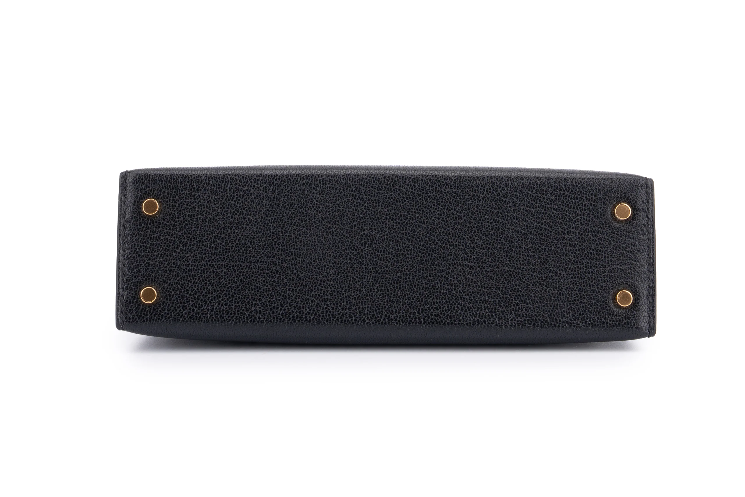 Hermès Mini Kelly	Chevre Noir GHW - Image 6