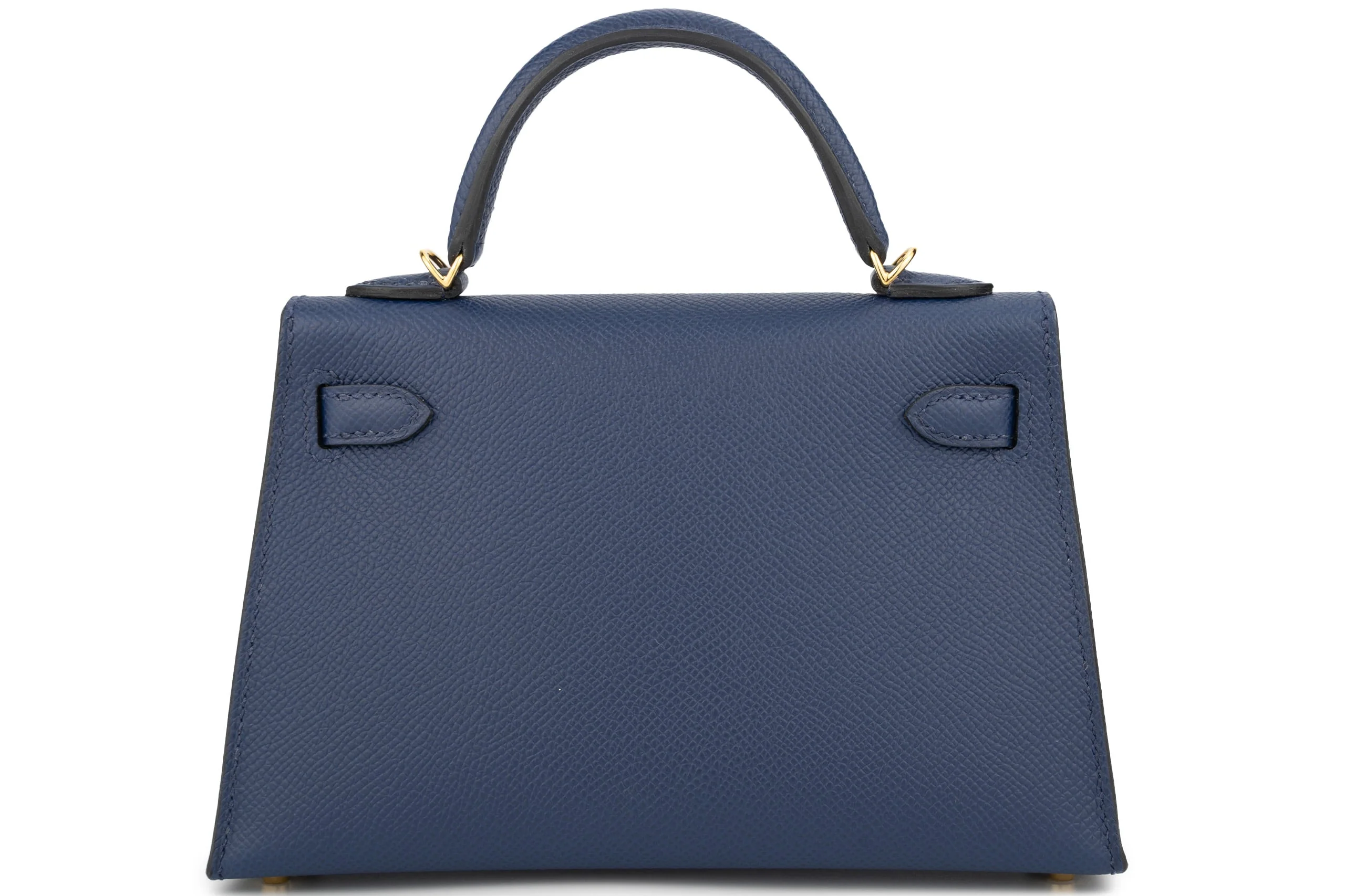 Hermès Mini Kelly Epsom Bleu Navy GHW - Image 5
