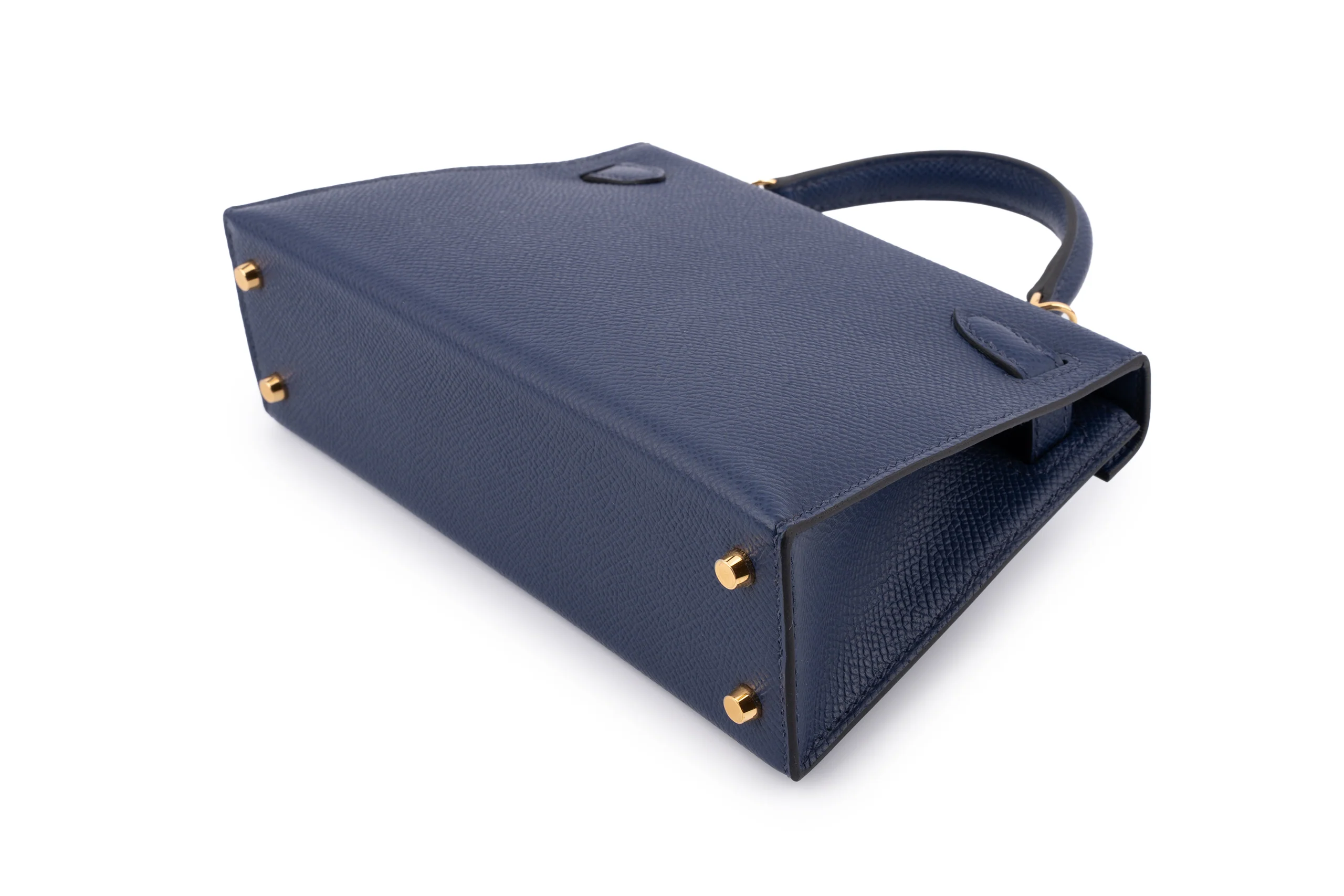 Hermès Mini Kelly		Epsom	Blue	GHW - Image 10