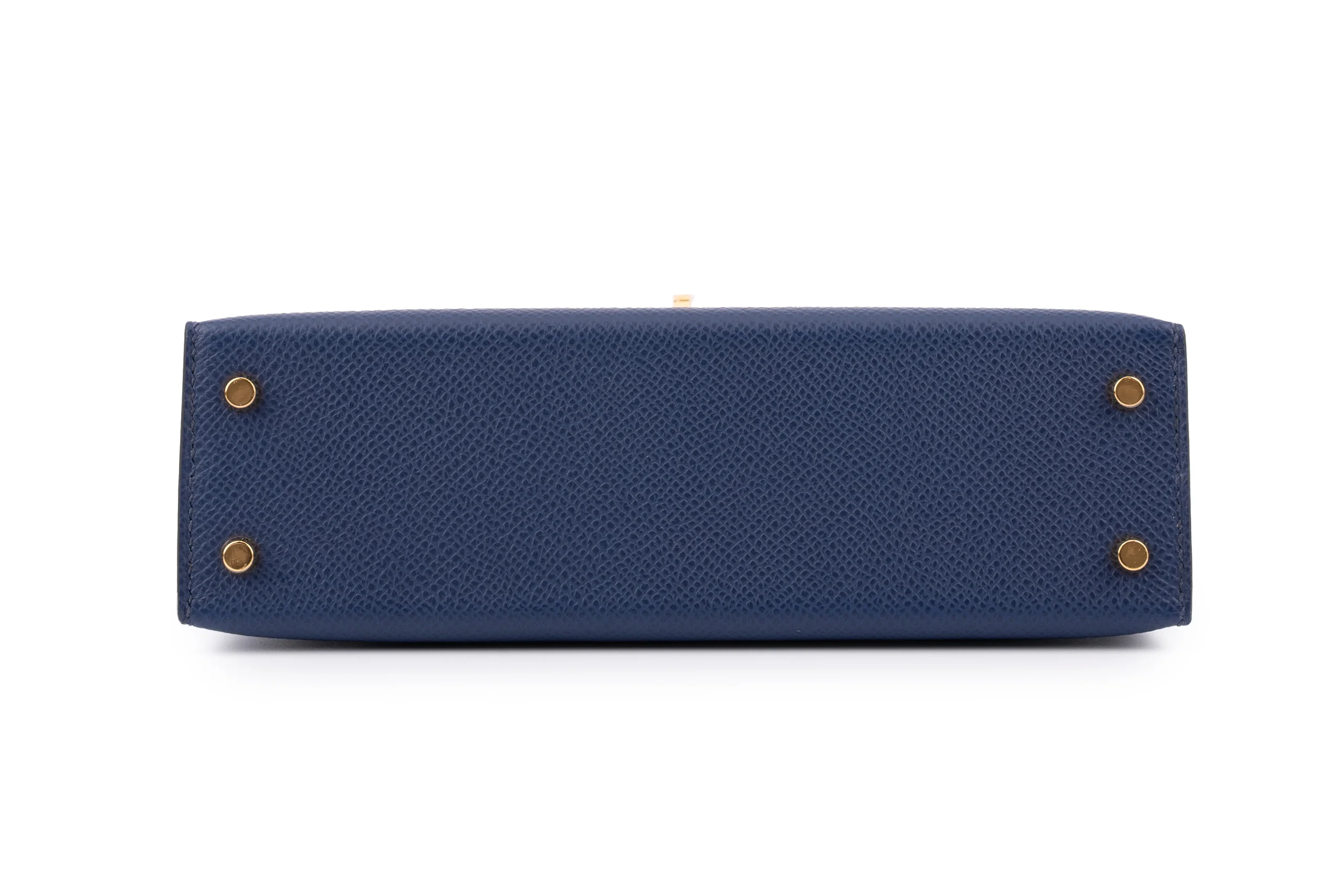Hermès Mini Kelly		Epsom	Blue	GHW - Image 6