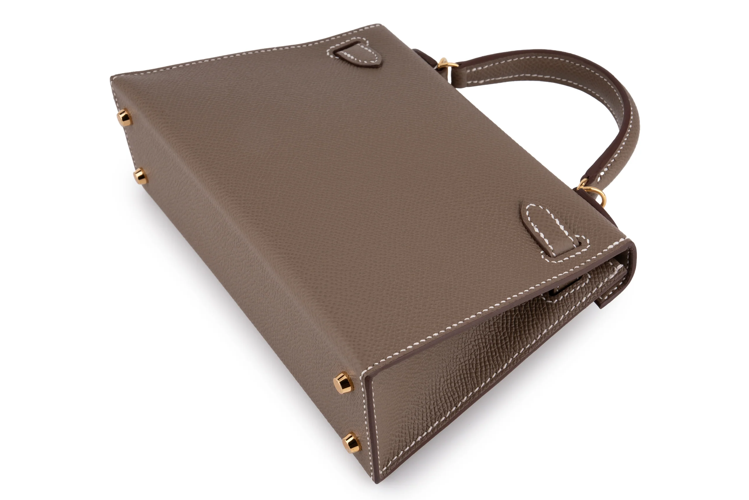 Hermès Mini Kelly	Epsom	Etoupe	GHW - Image 10