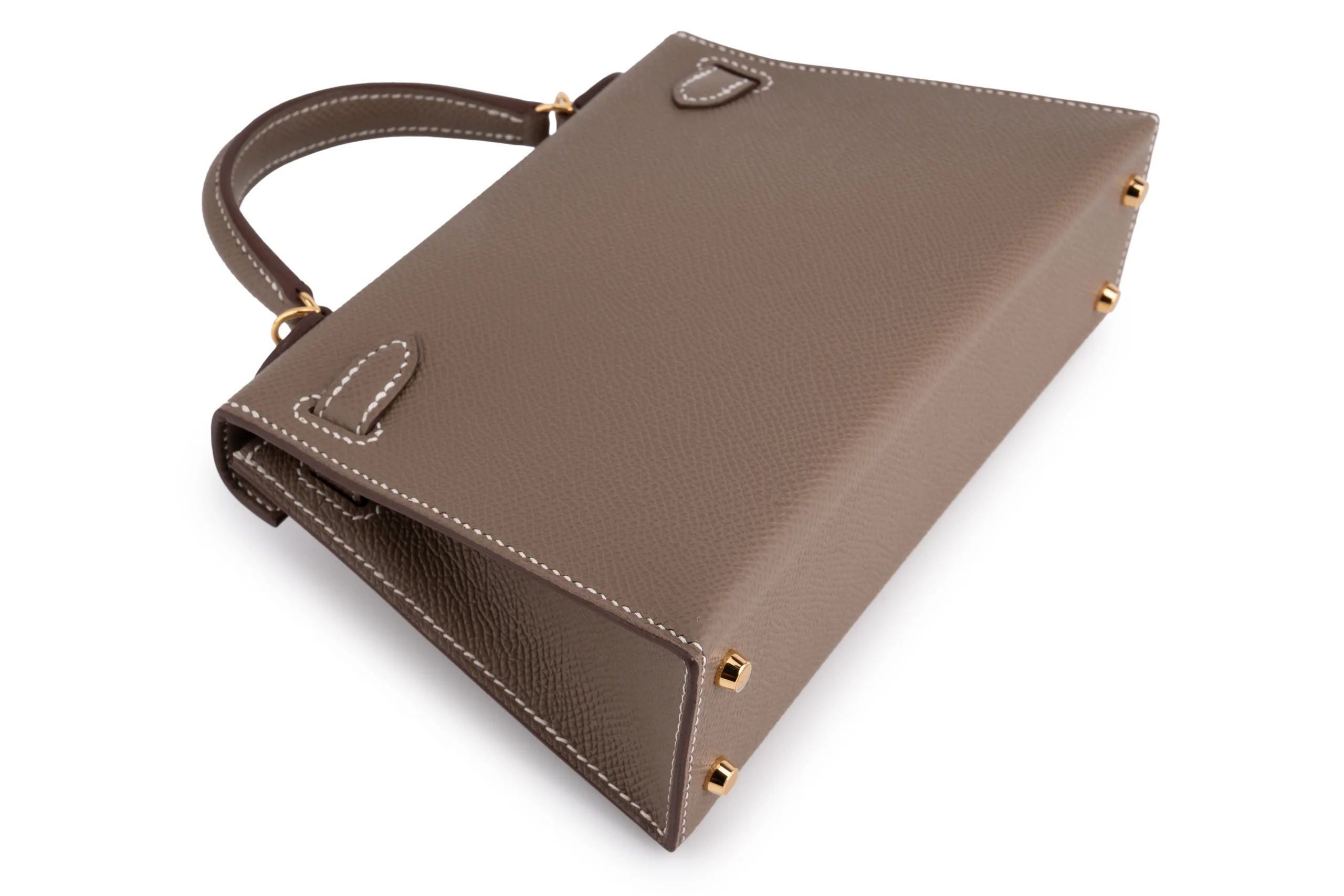 Hermès Mini Kelly	Epsom	Etoupe	GHW - Image 11