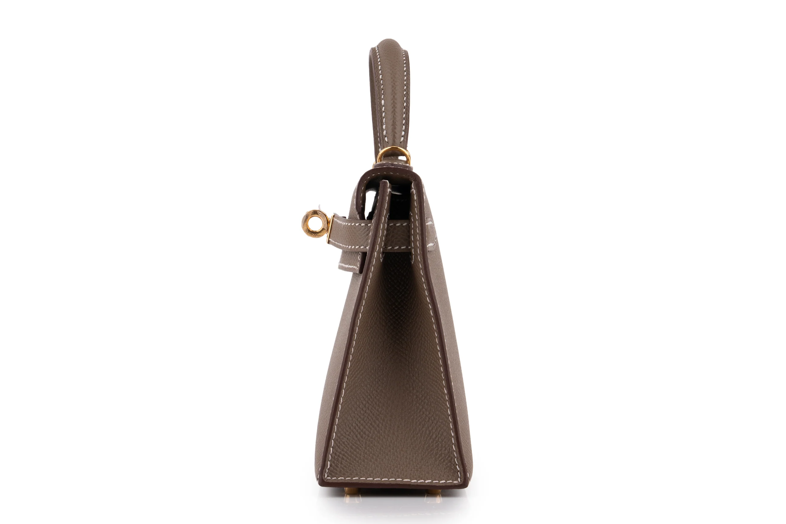 Hermès Mini Kelly	Epsom	Etoupe	GHW - Image 3