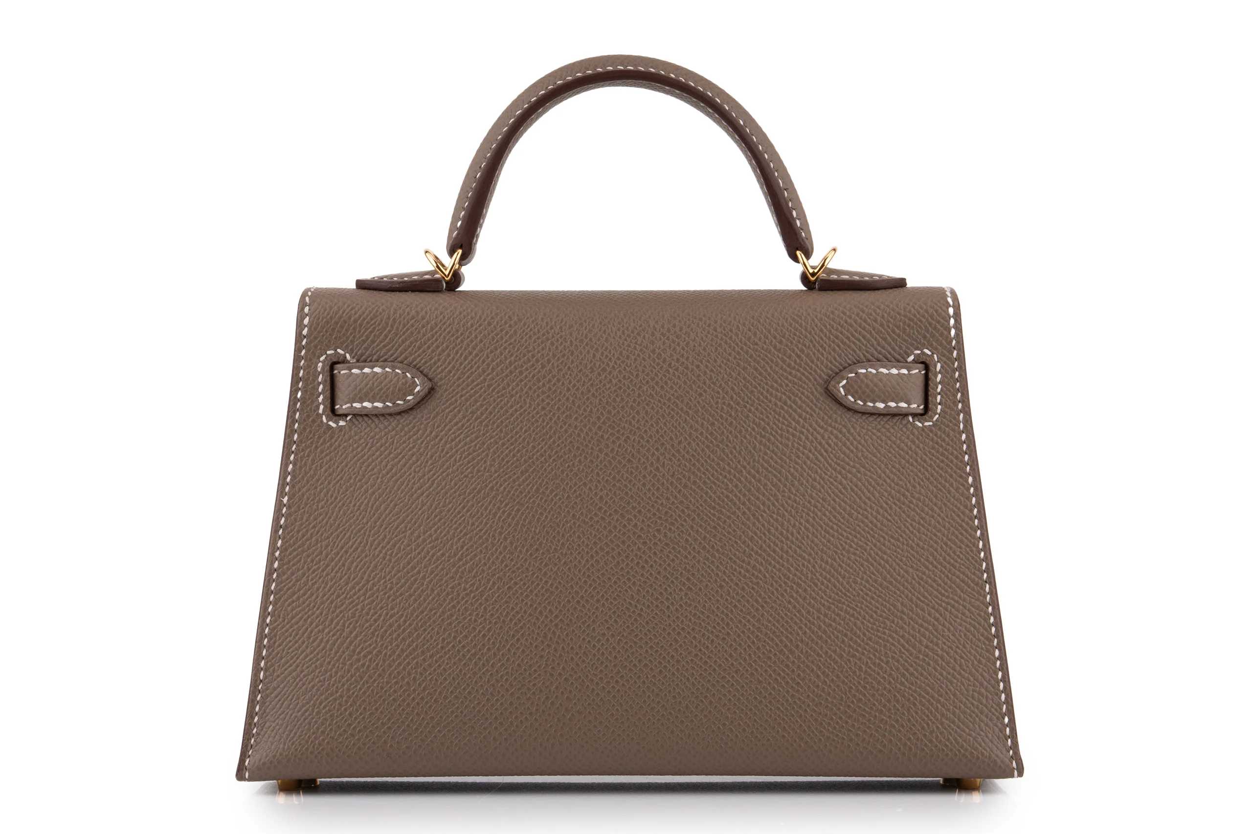 Hermès Mini Kelly	Epsom	Etoupe	GHW - Image 4