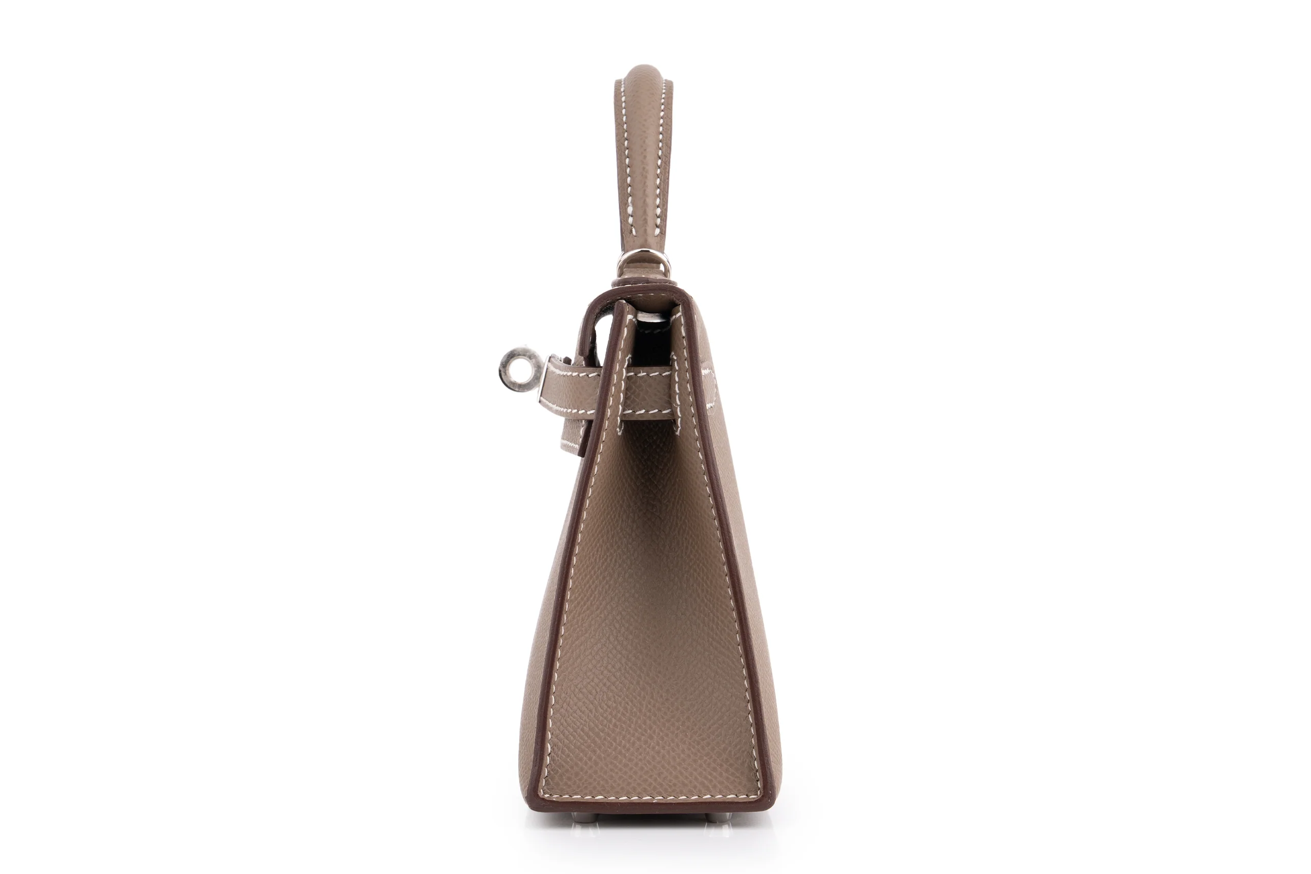 Hermès Mini Kelly		Epsom	Etoupe	PHW - Image 3