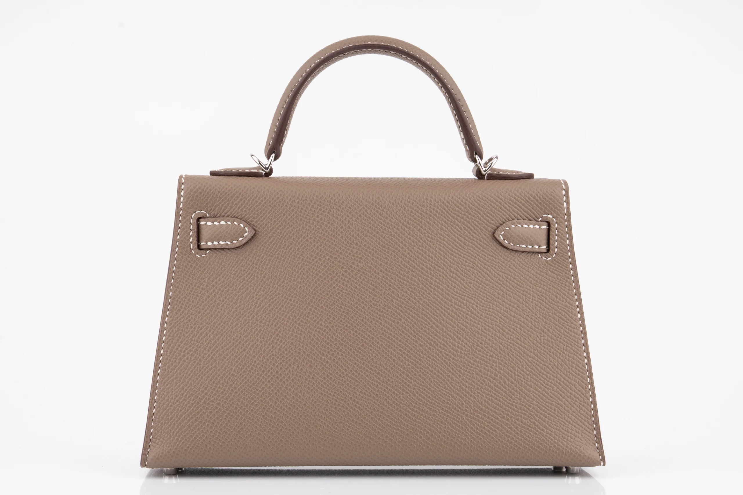 Hermès Mini Kelly		Epsom	Etoupe	PHW - Image 4