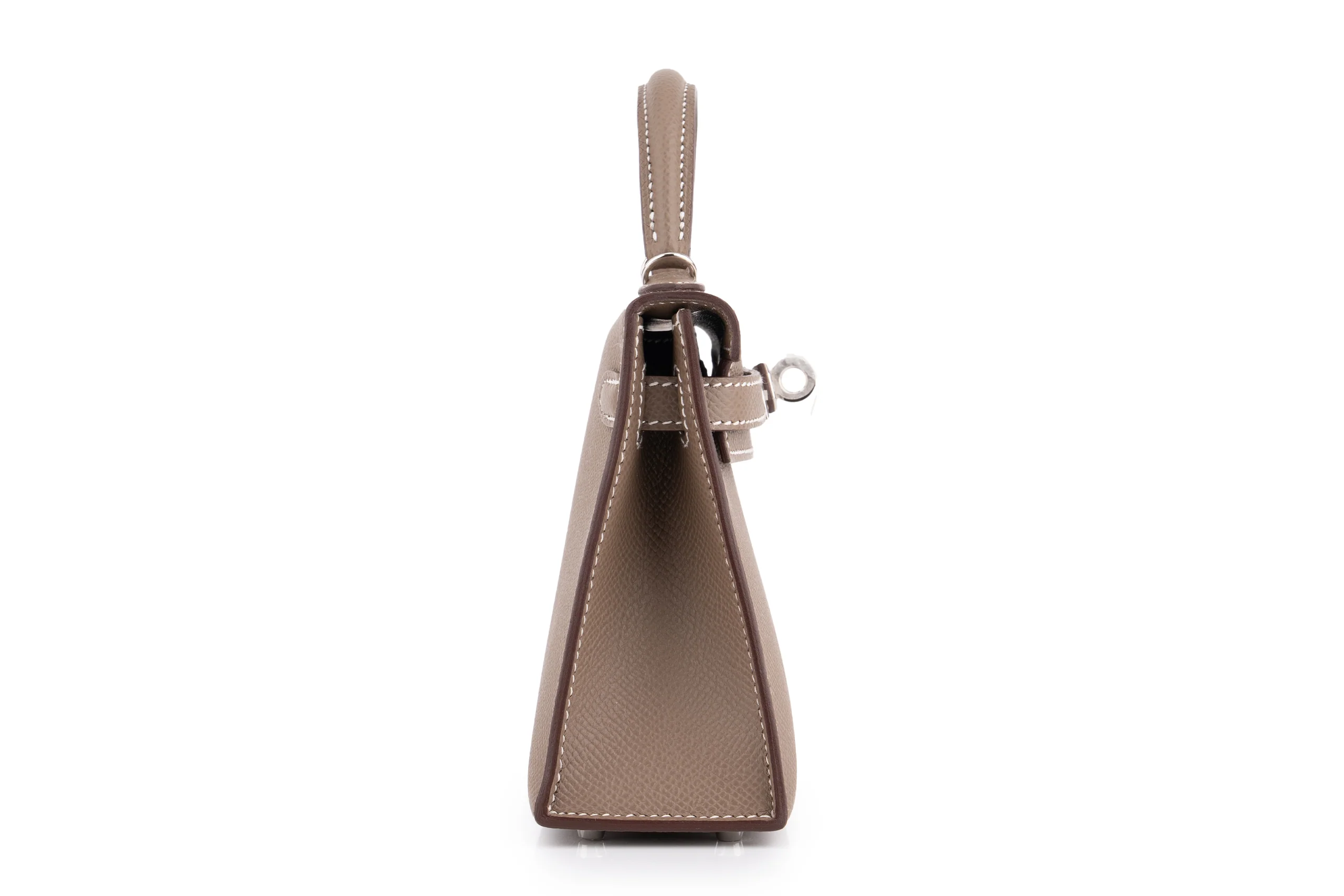 Hermès Mini Kelly		Epsom	Etoupe	PHW - Image 5