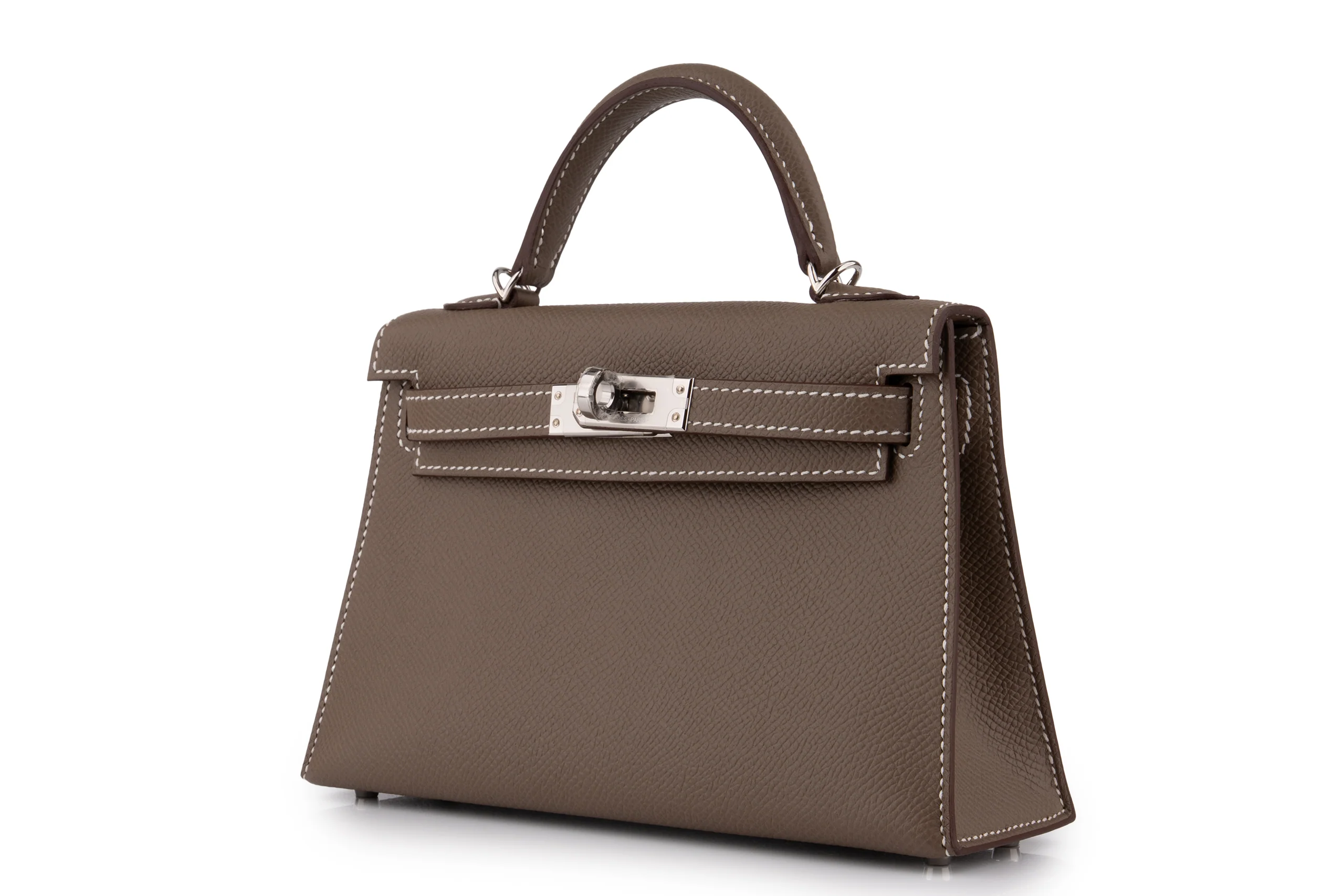 Hermès Mini Kelly		Epsom	Etoupe	PHW - Image 2