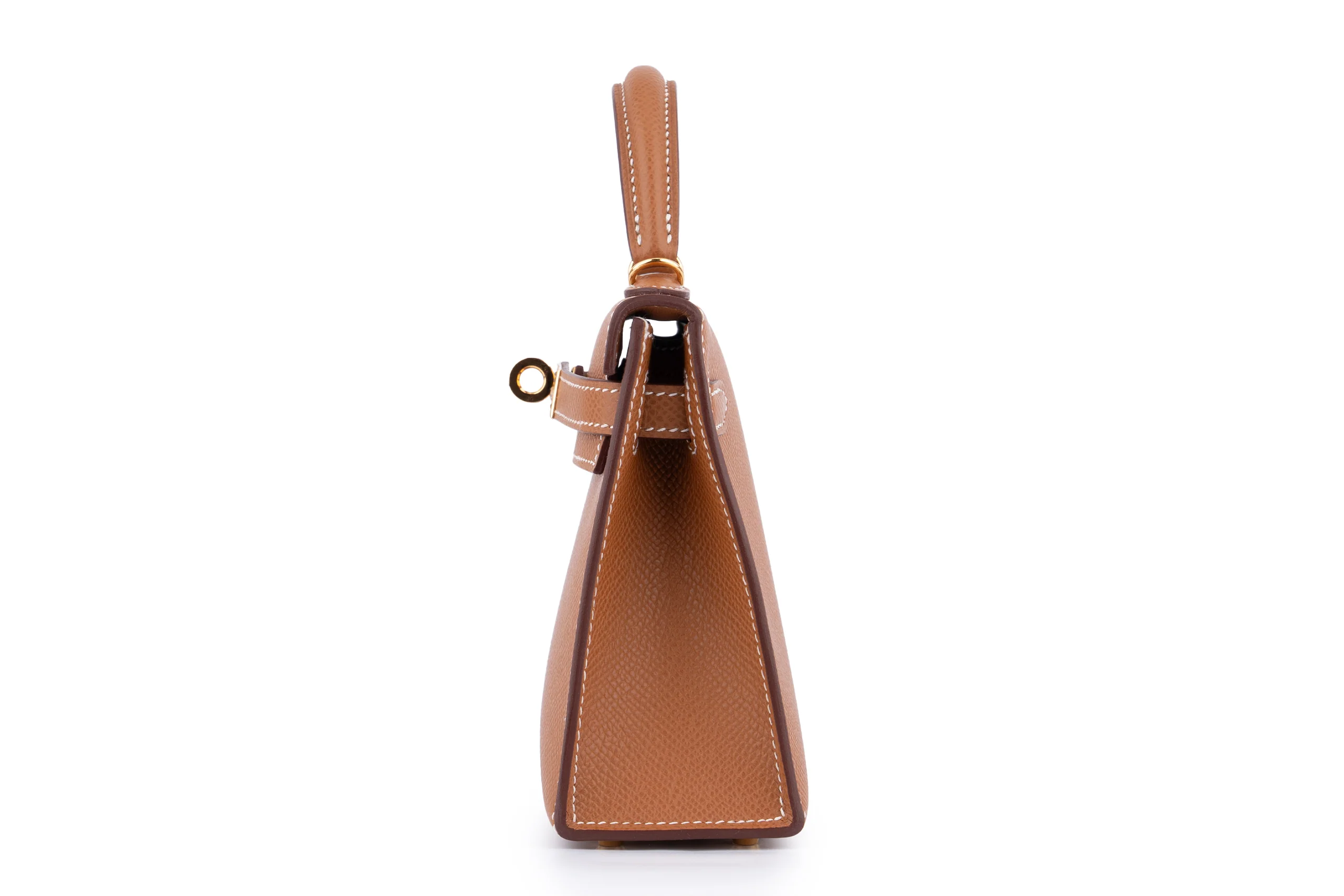 Hermès Mini Kelly	Epsom	Gold	GHW - Image 4