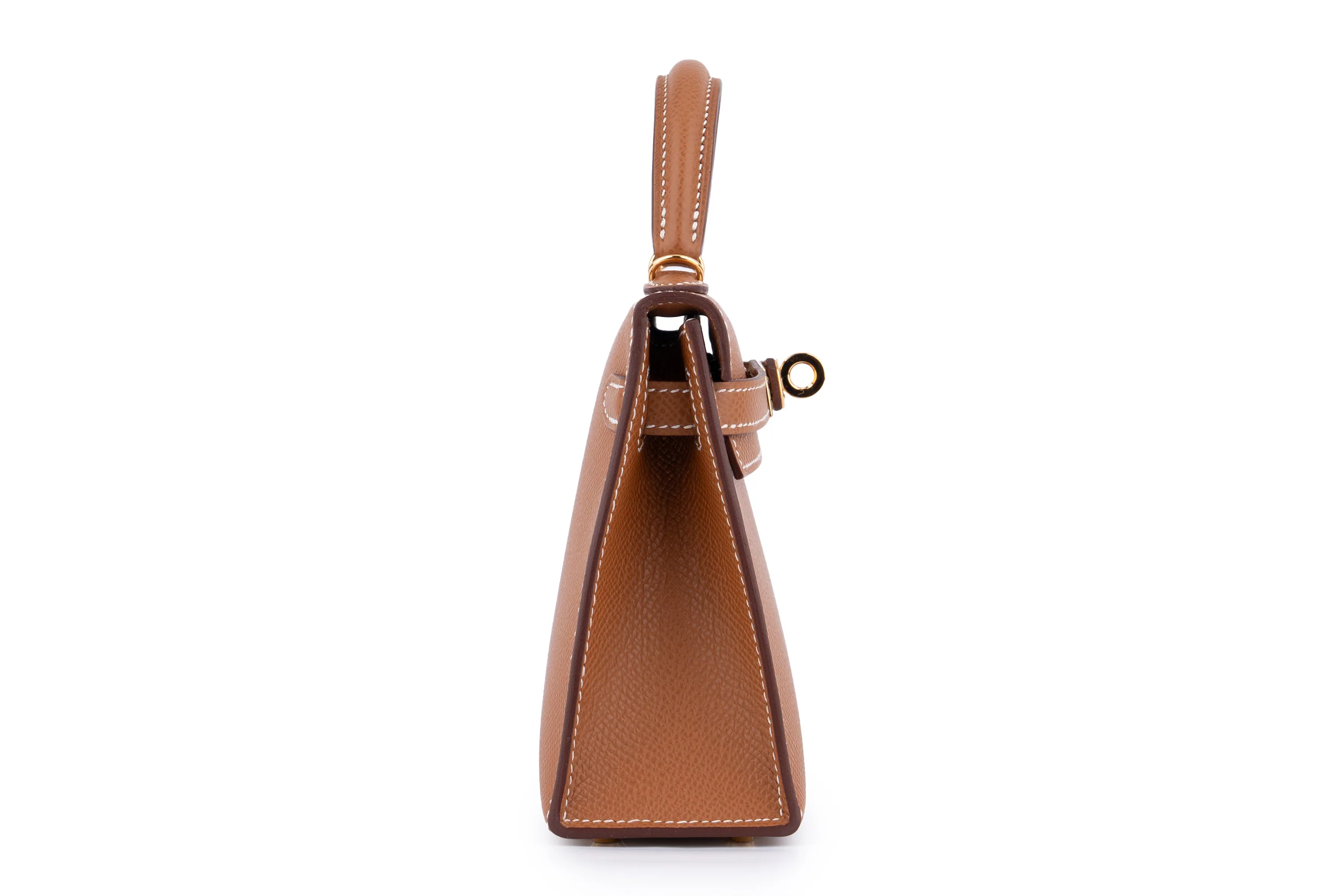 Hermès Mini Kelly	Epsom	Gold	GHW - Image 5