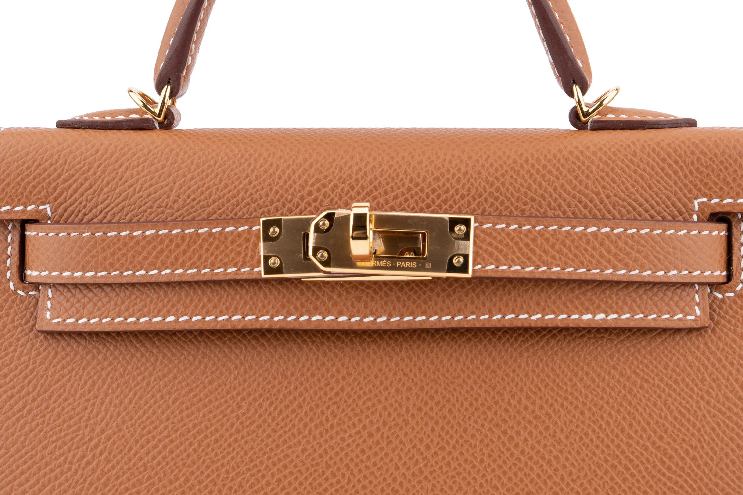 Hermès Mini Kelly	Epsom	Gold	GHW - Image 7