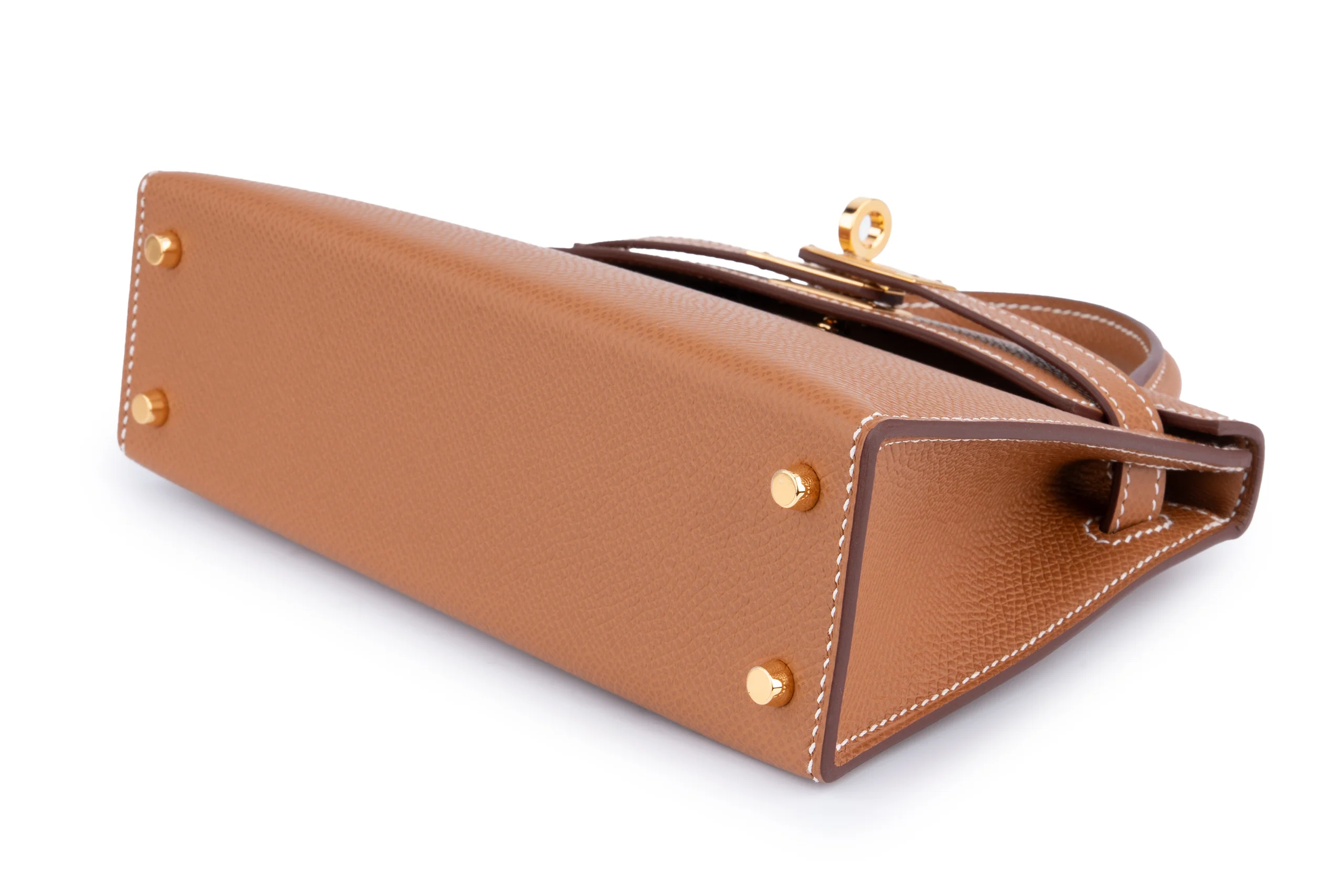 Hermès Mini Kelly	Epsom	Gold	GHW - Image 8