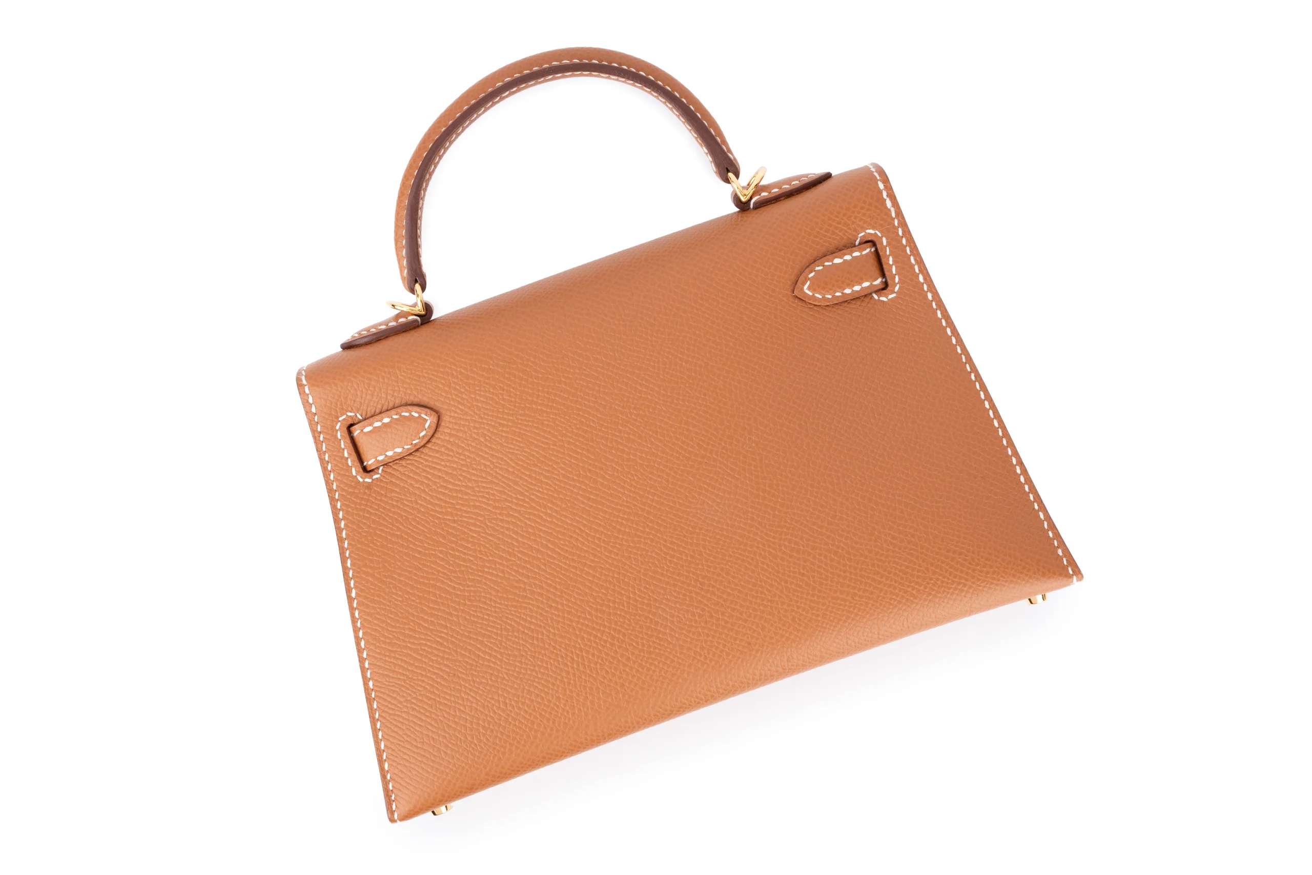 Hermès Mini Kelly		Epsom	Gold 	GHW - Image 11