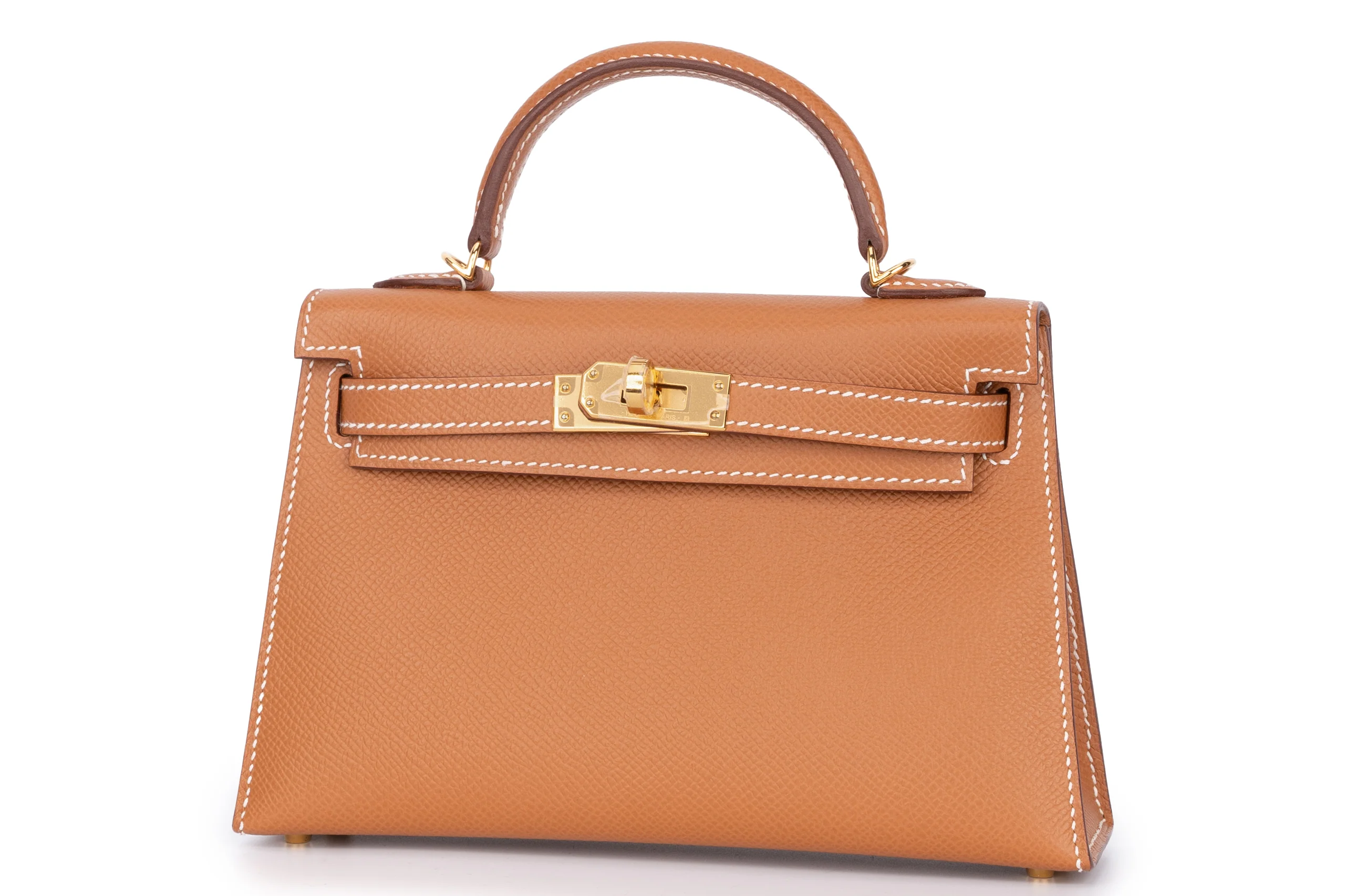 Hermès Mini Kelly		Epsom	Gold 	GHW - Image 2