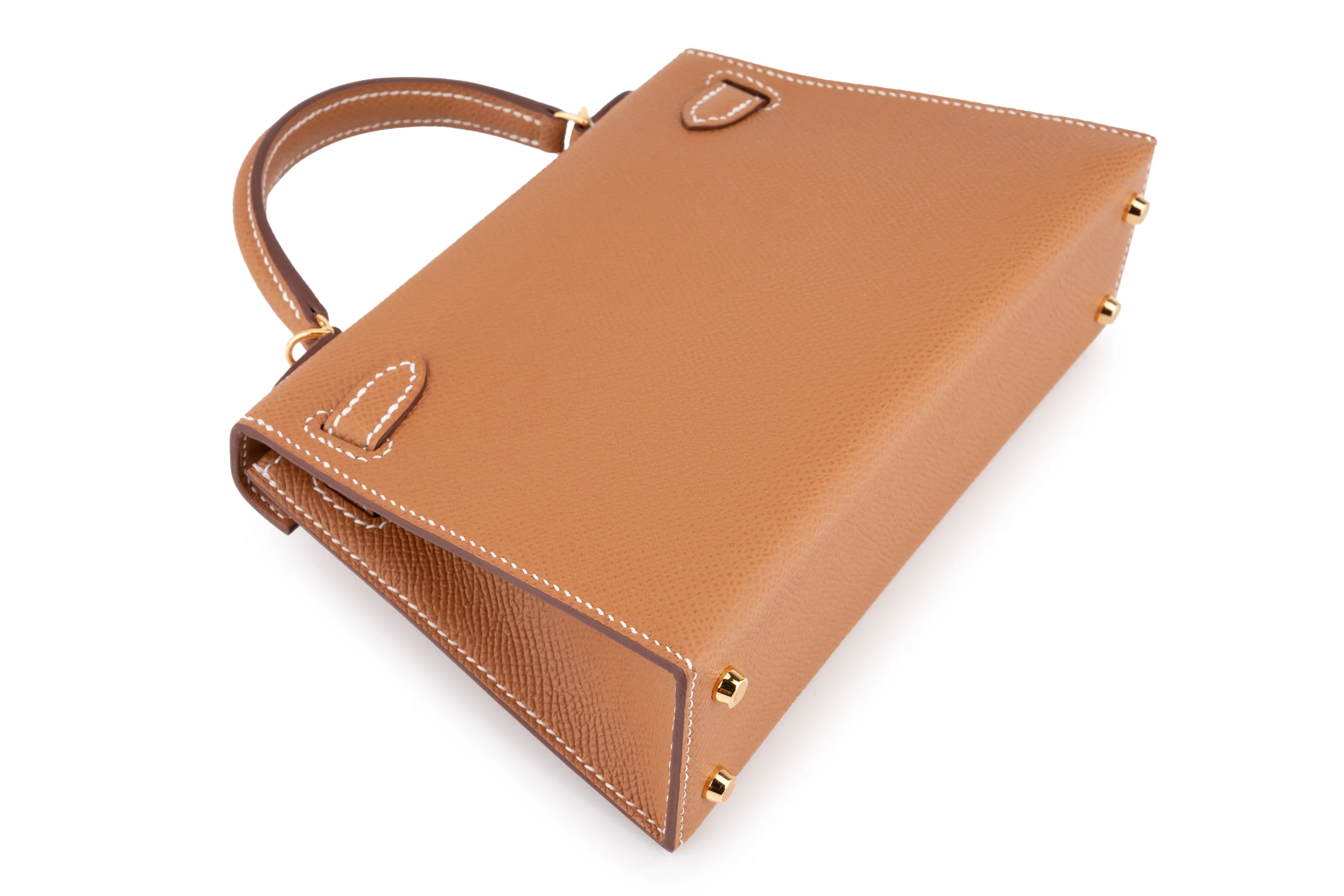 Hermès Mini Kelly		Epsom 	Gold	GHW - Image 11