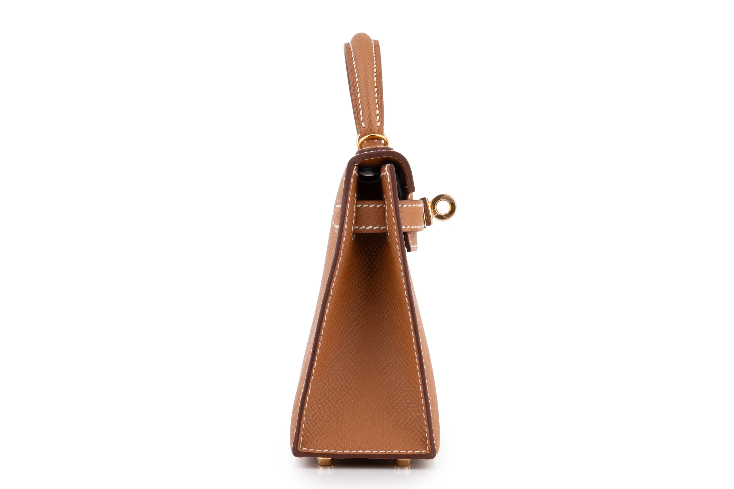 Hermès Mini Kelly		Epsom 	Gold	GHW - Image 6