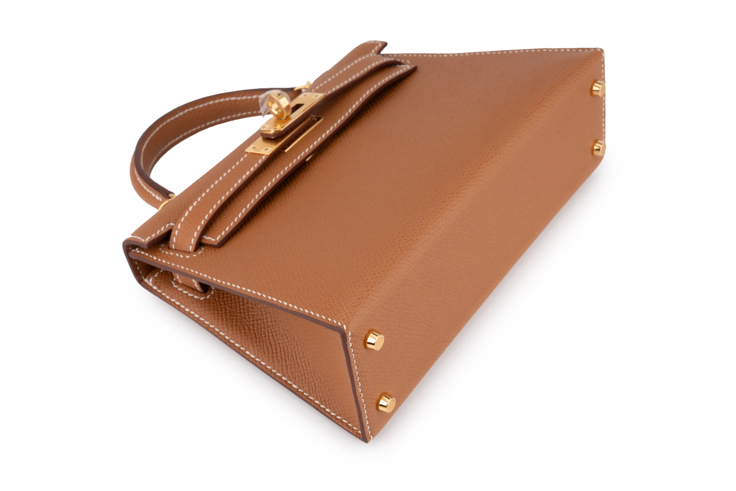 Hermès Mini Kelly		Epsom 	Gold	GHW - Image 8