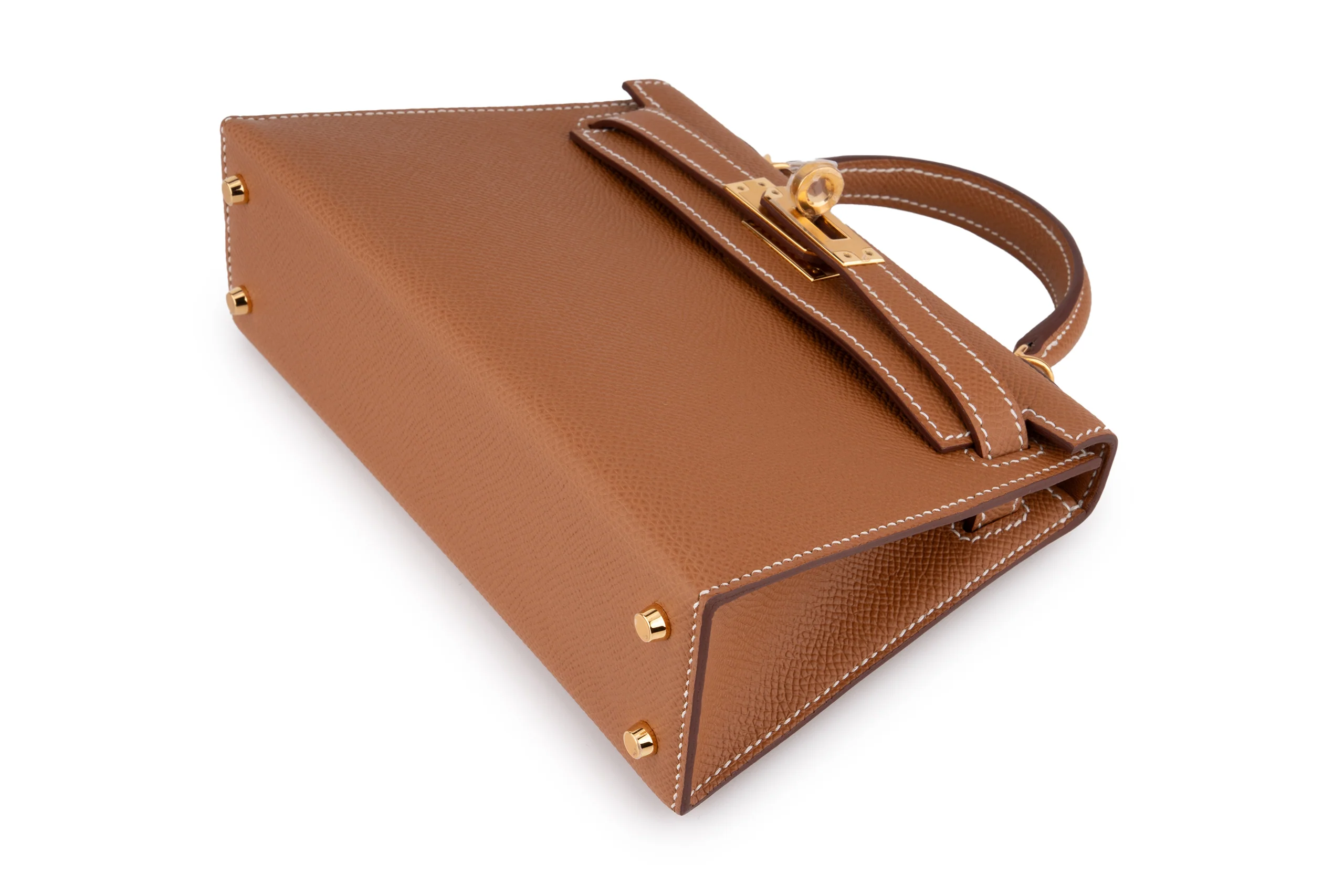 Hermès Mini Kelly		Epsom 	Gold	GHW - Image 9