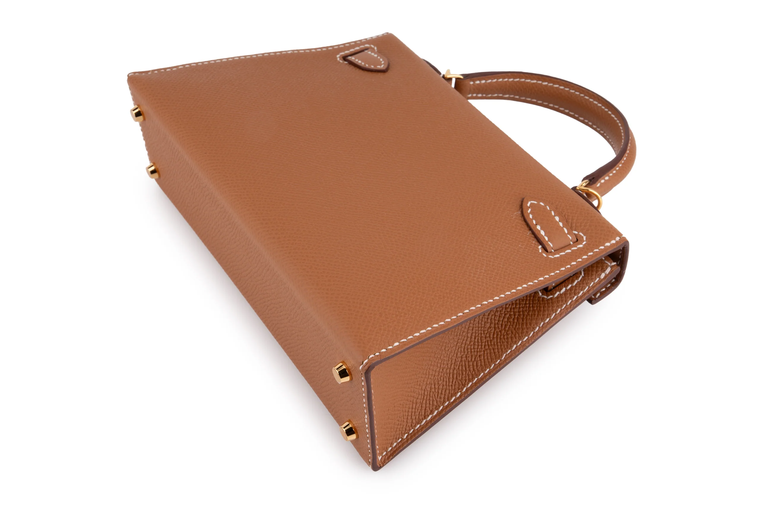 Hermès Mini Kelly		Epsom	Gold	GHW - Image 10
